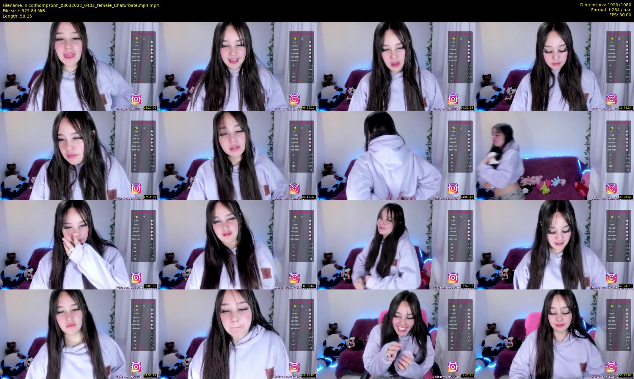 nicolthompsonn — 59 minute Chaturbate female cam show recording, 1080p, Mar 8, 2022