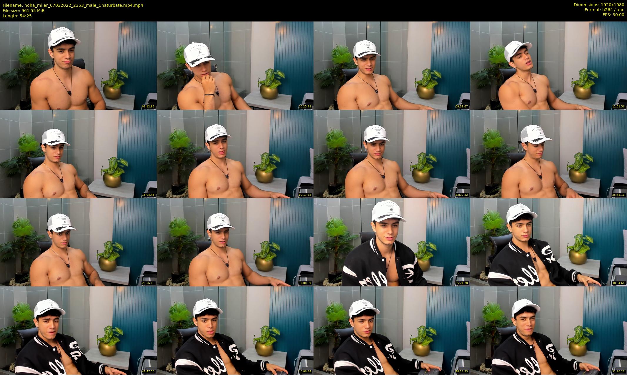 noha_miler — 55 minute Chaturbate male cam show recording, 1080p, Mar 7, 2022