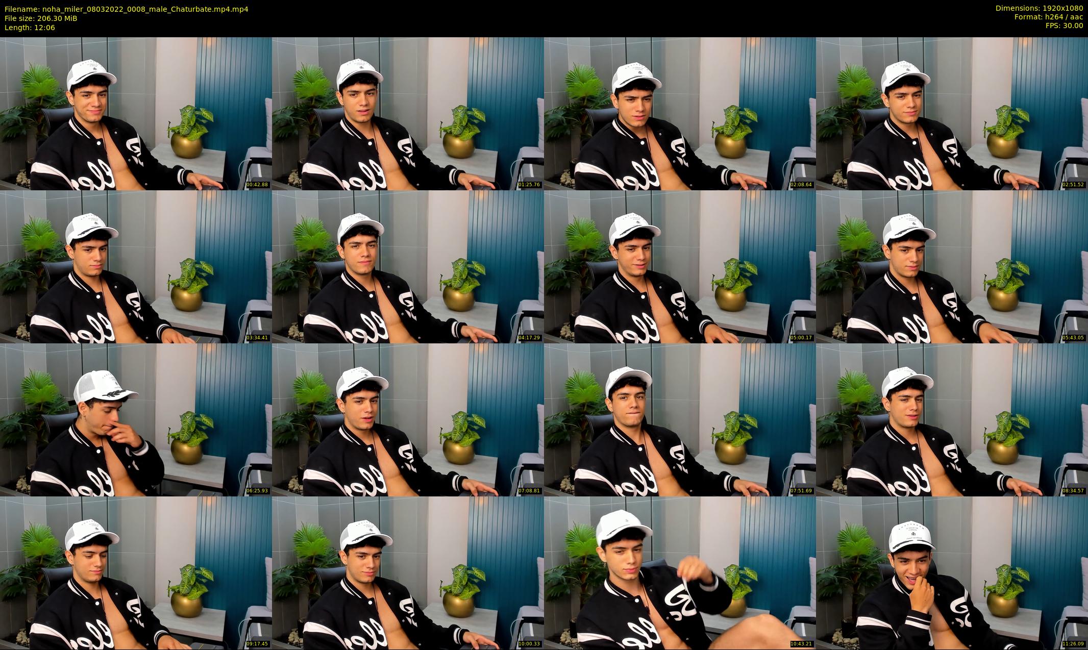 noha_miler — 13 minute Chaturbate male cam show recording, 1080p, Mar 8, 2022