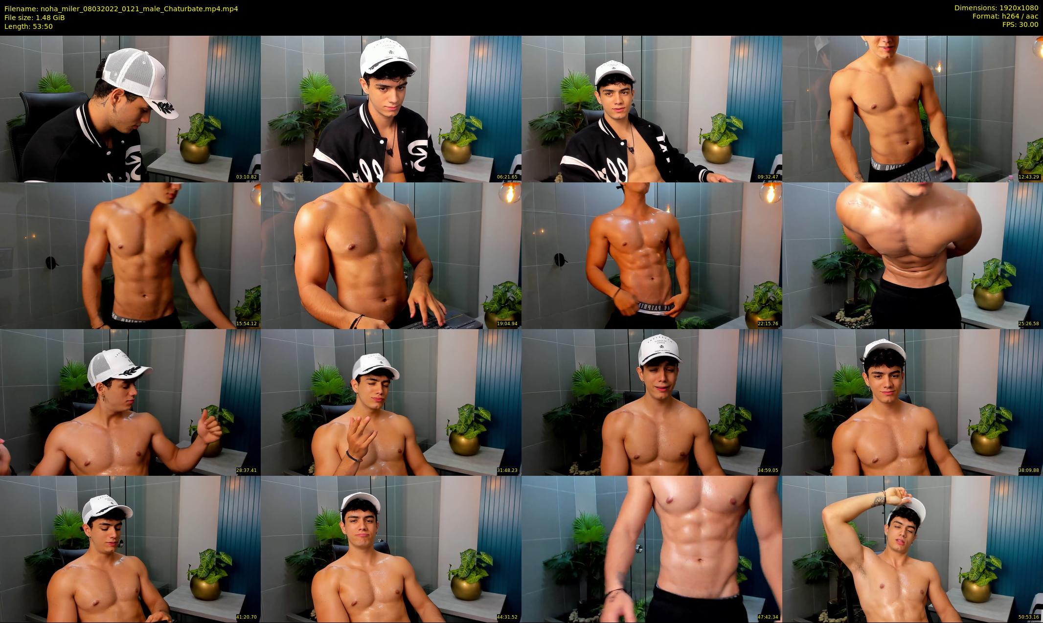 noha_miler — 54 minute Chaturbate male cam show recording, 1080p, Mar 8, 2022