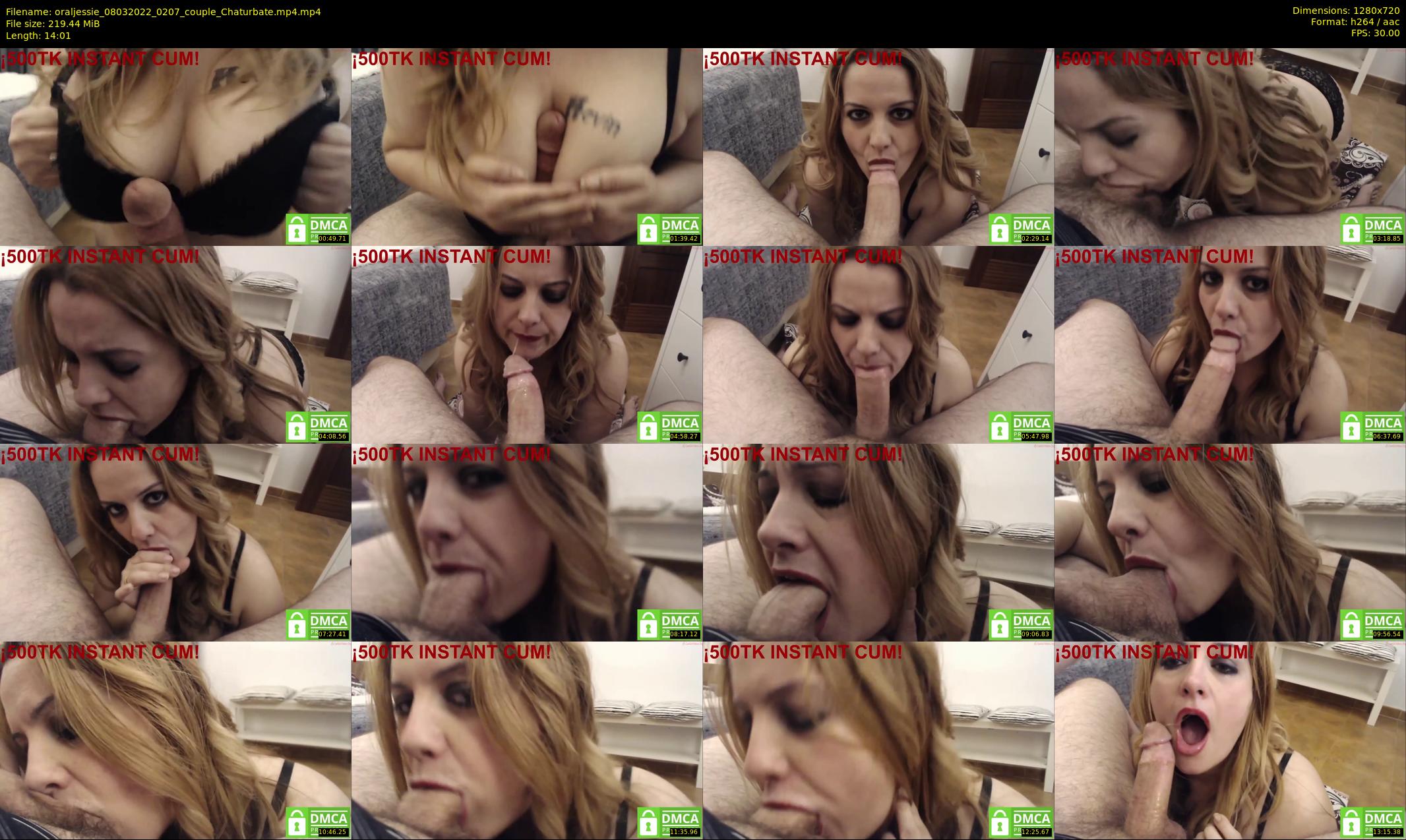 oraljessie — 15 minute Chaturbate couple cam show recording, 720p, Mar 8, 2022