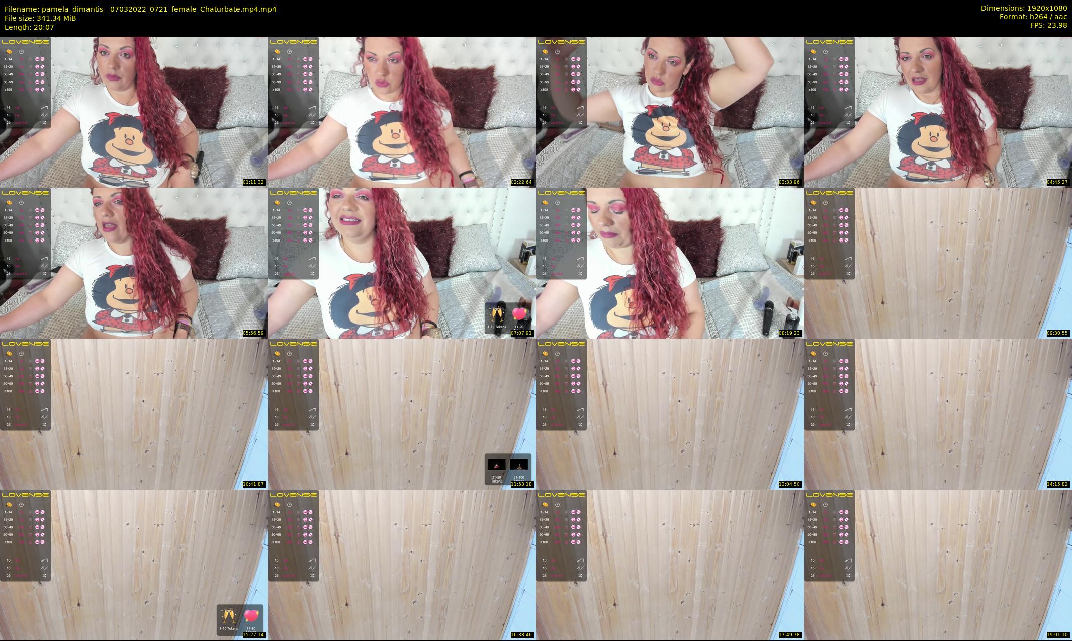 pamela_dimantis_ — 21 minute Chaturbate female cam show recording, 1080p, Mar 7, 2022