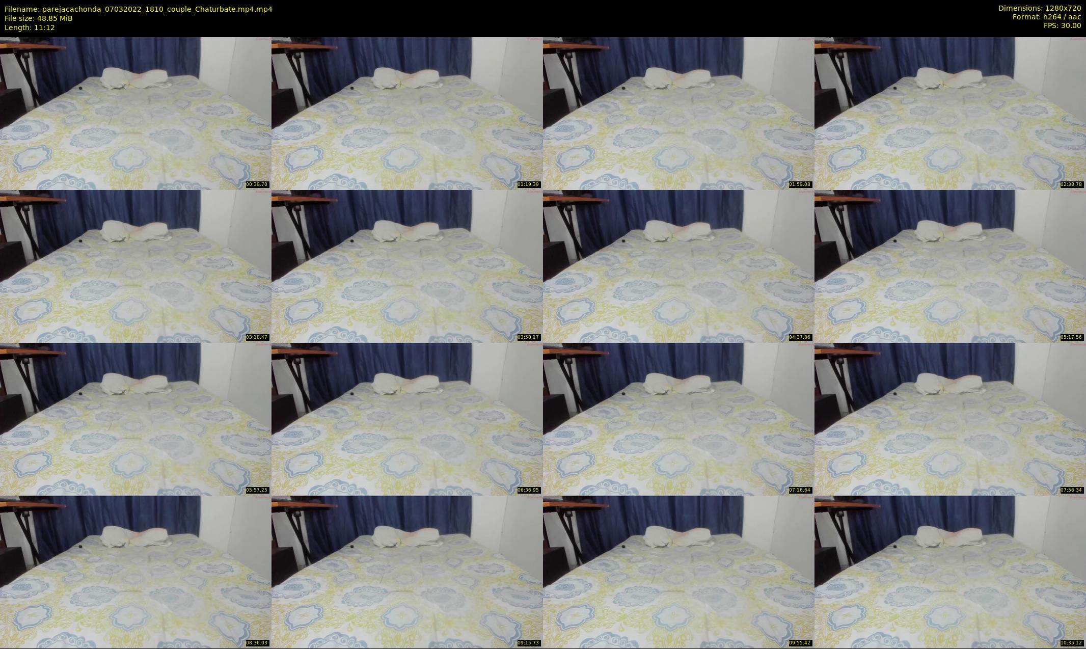 parejacachonda — 12 minute Chaturbate couple cam show recording, 720p, Mar 7, 2022