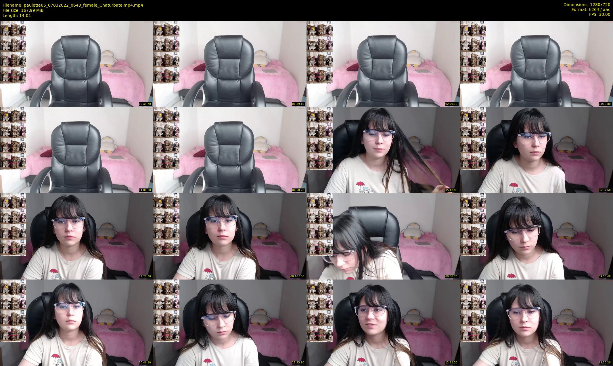 paulette65 — 15 minute Chaturbate female cam show recording, 720p, Mar 7, 2022