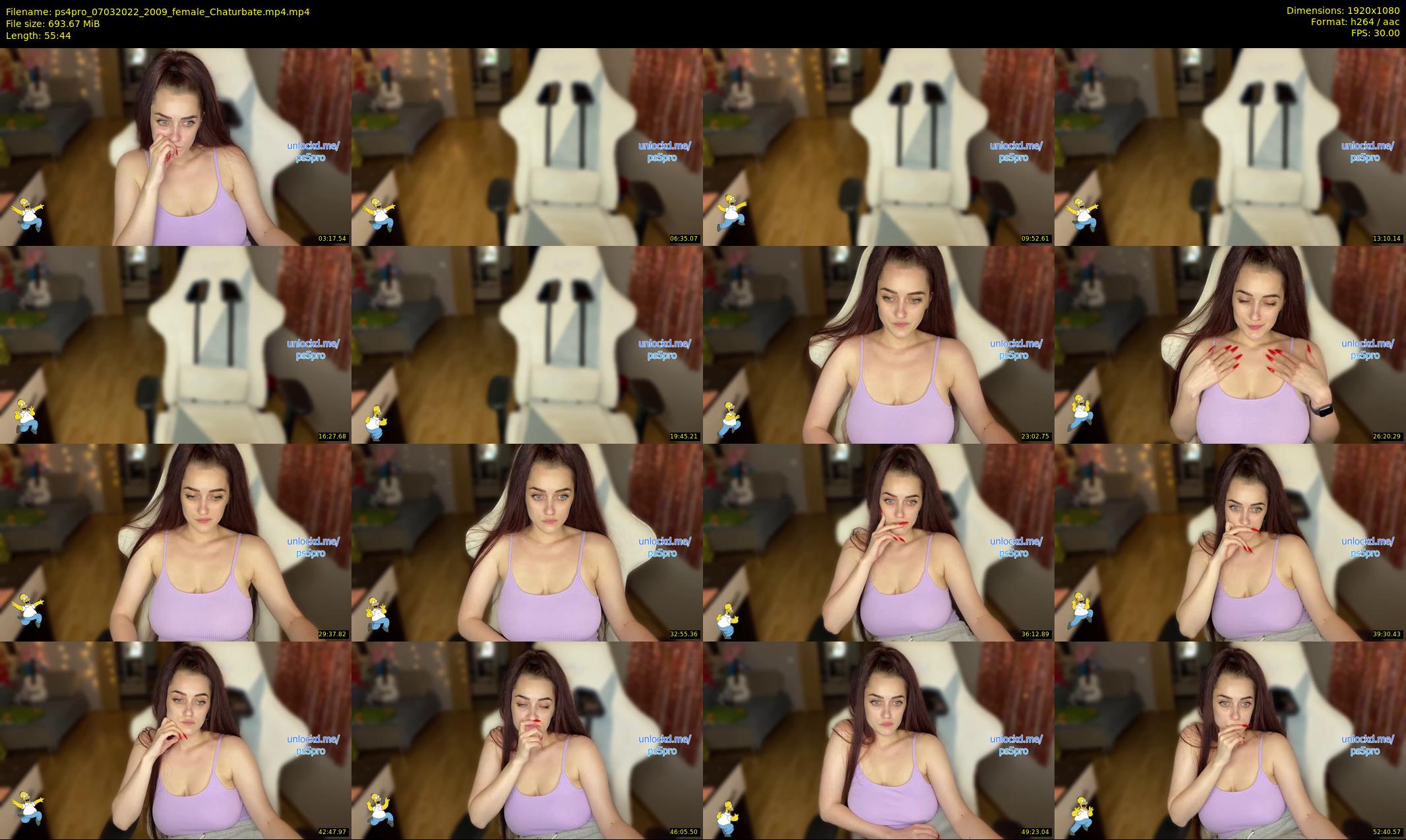 ps4pro — 56 minute Chaturbate female cam show recording, 1080p, Mar 7, 2022