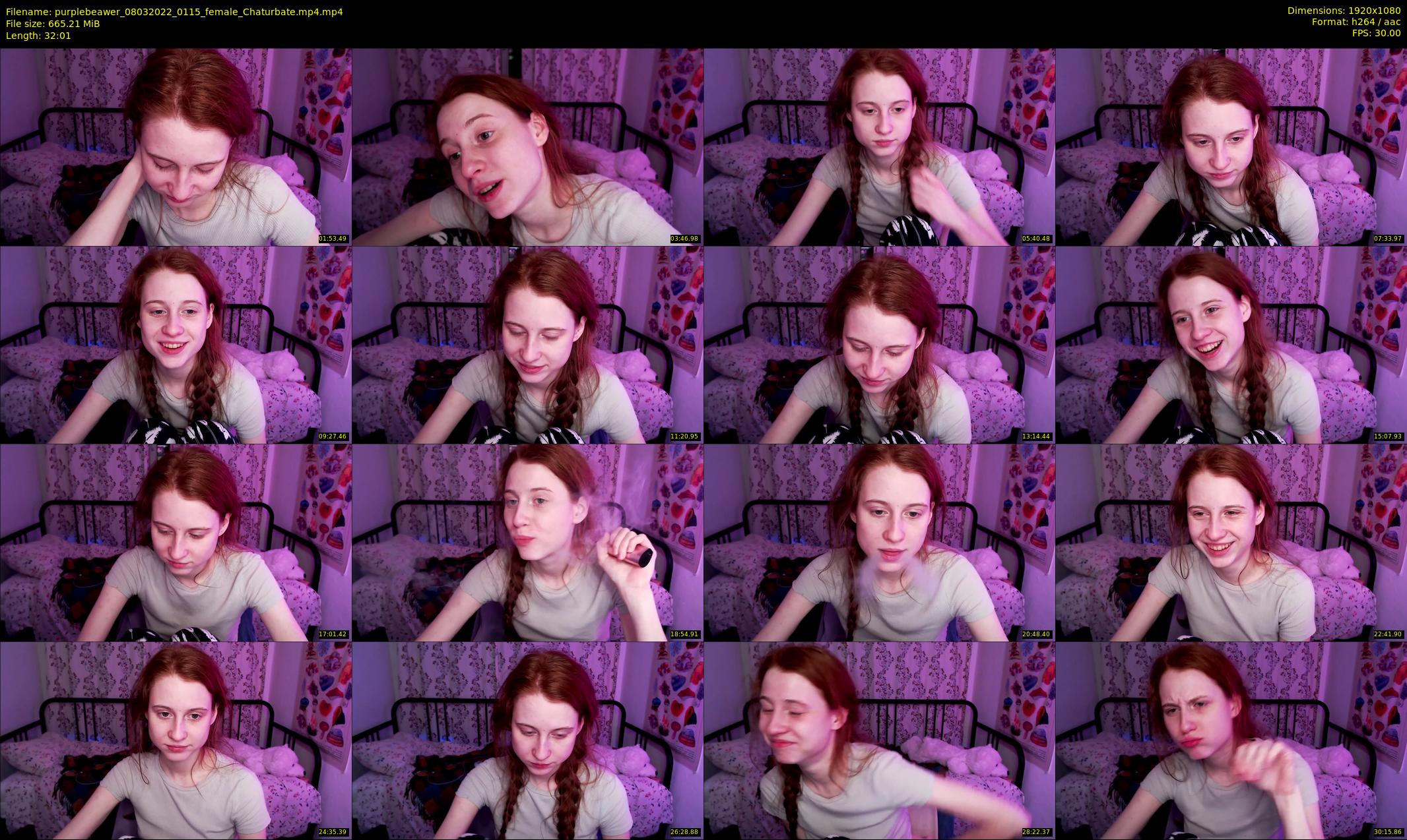 purplebeawer — 33 minute Chaturbate female cam show recording, 1080p, Mar 8, 2022