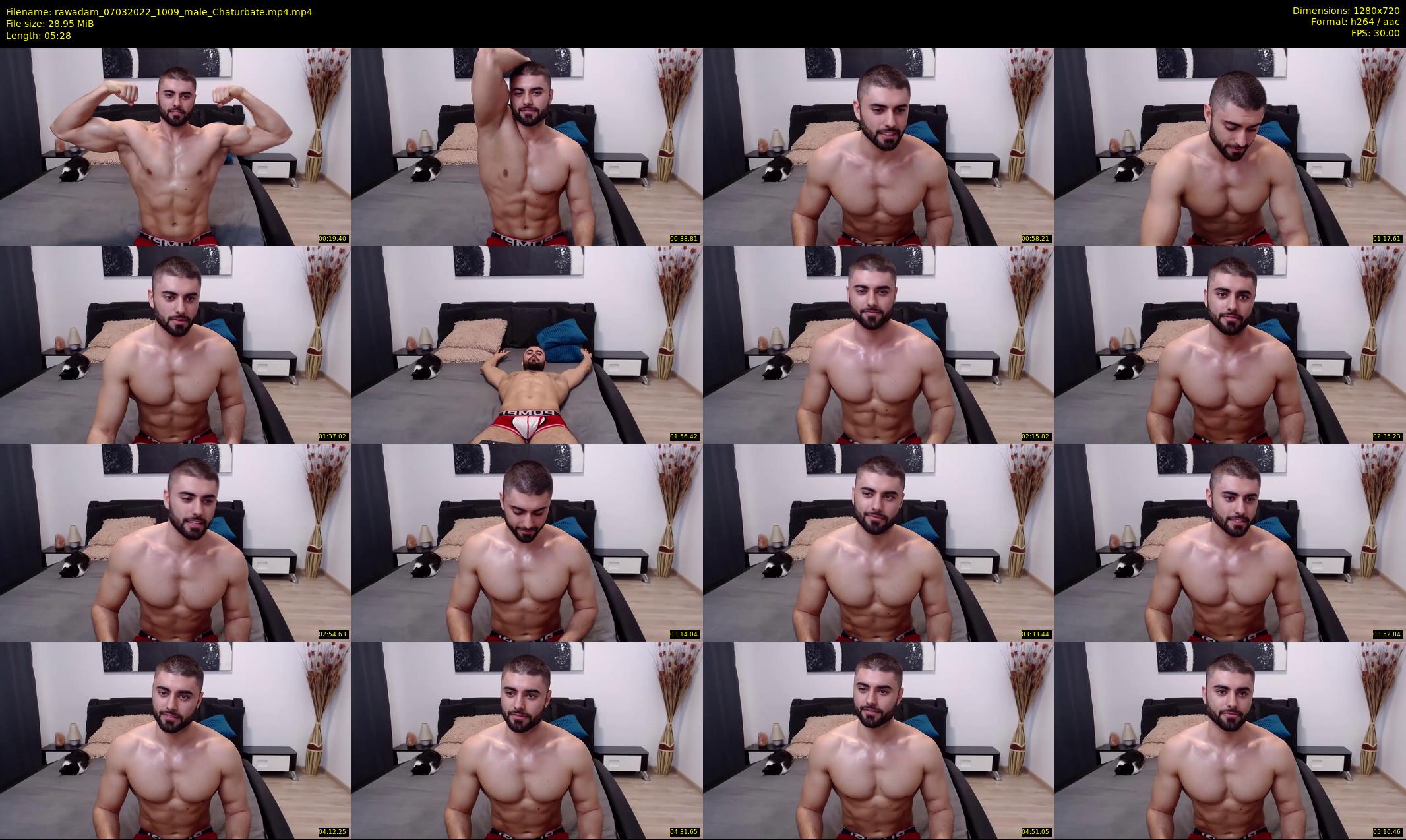 rawadam — 6 minute Chaturbate male cam show recording, 720p, Mar 7, 2022