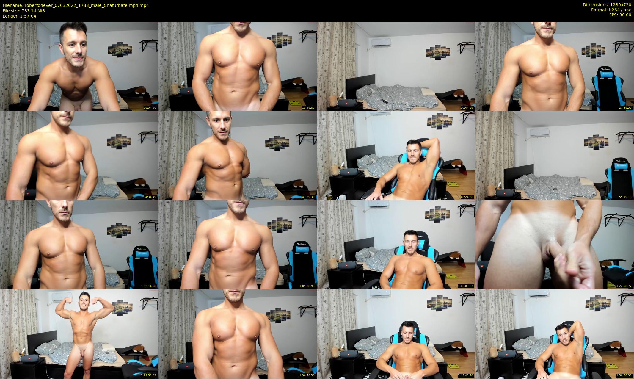 roberto4ever — 118 minute Chaturbate male cam show recording, 720p, Mar 7, 2022