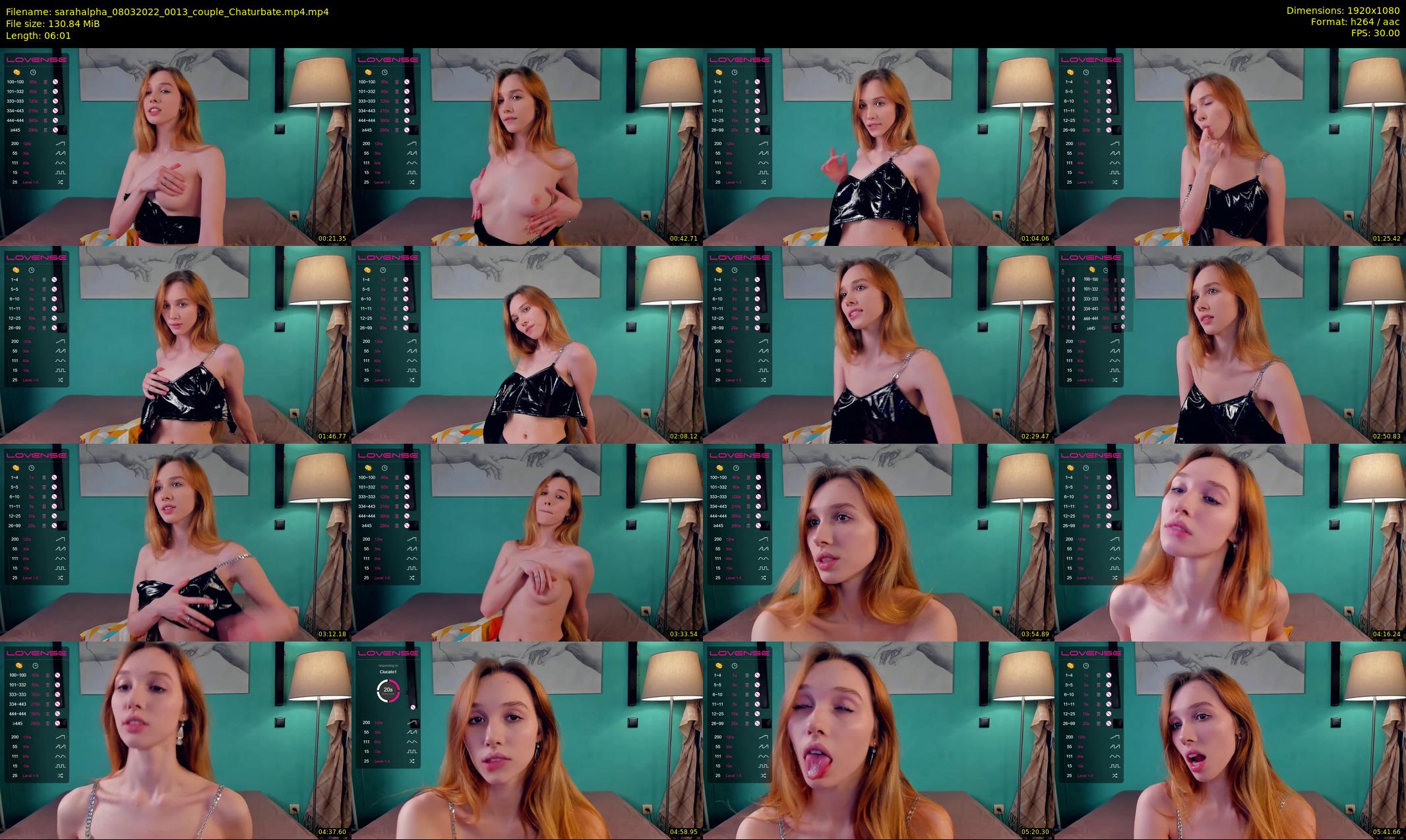 sarahalpha — 7 minute Chaturbate couple cam show recording, 1080p, Mar 8, 2022