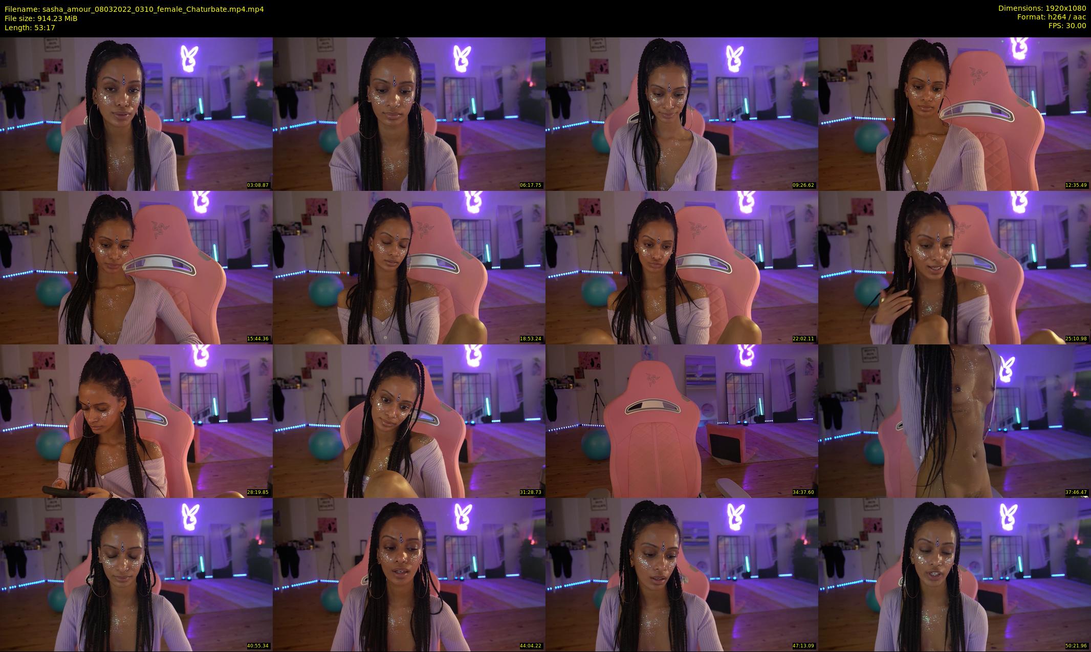 sasha_amour — 54 minute Chaturbate female cam show recording, 1080p, Mar 8, 2022