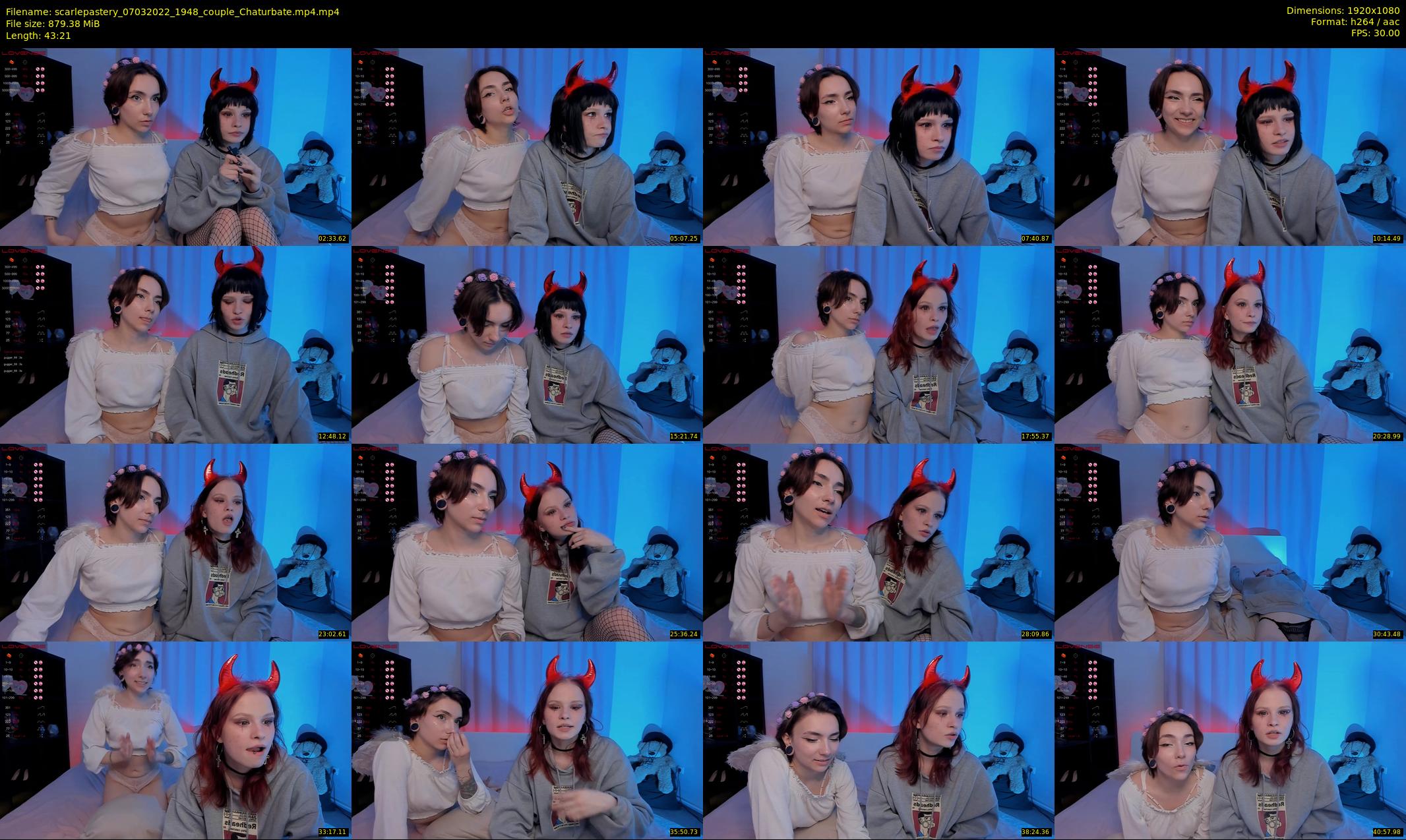 scarlepastery — 44 minute Chaturbate couple cam show recording, 1080p, Mar 7, 2022
