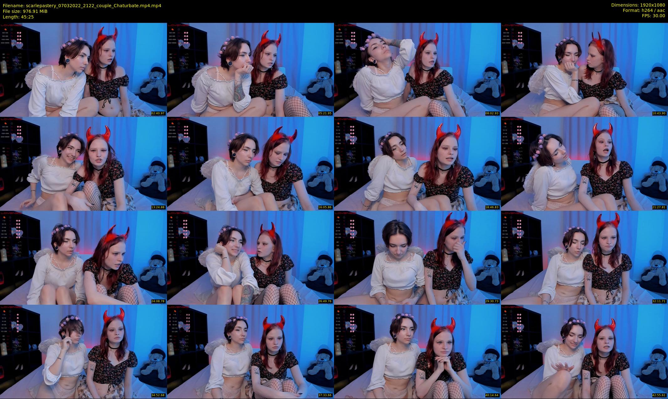 scarlepastery — 46 minute Chaturbate couple cam show recording, 1080p, Mar 7, 2022