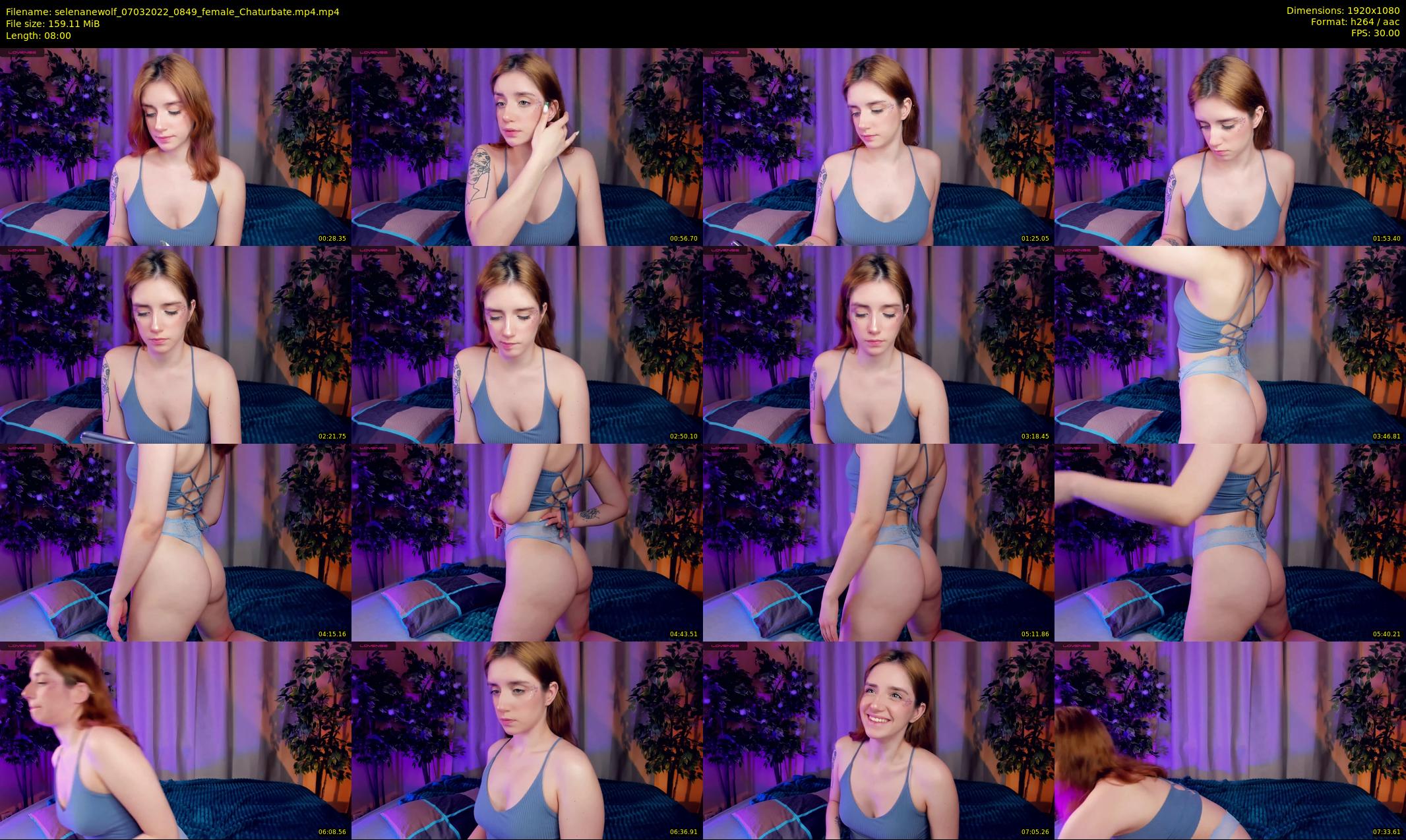 selenanewolf — 8 minute Chaturbate couple cam show recording, 1080p, Mar 7, 2022