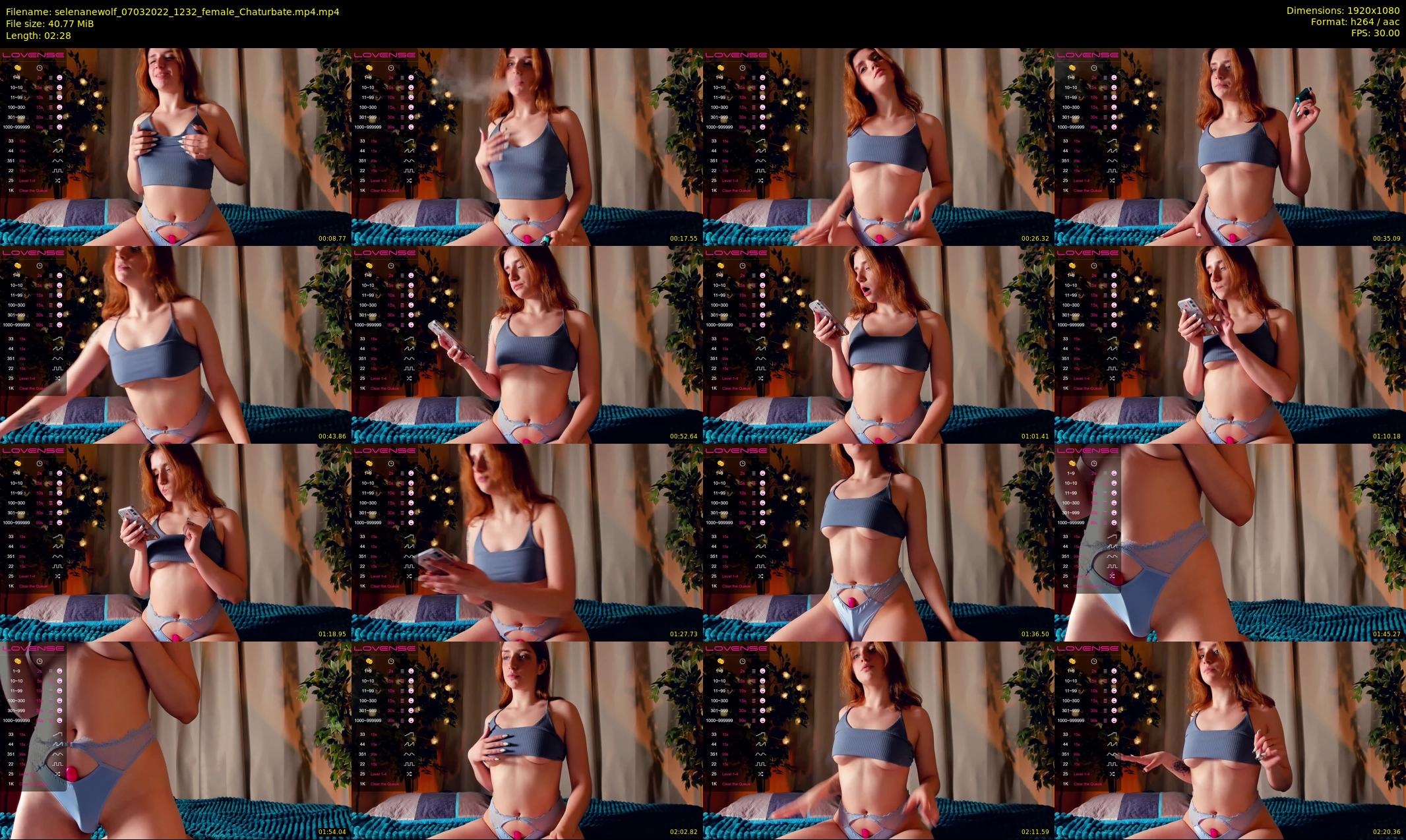 selenanewolf — 3 minute Chaturbate couple cam show recording, 1080p, Mar 7, 2022