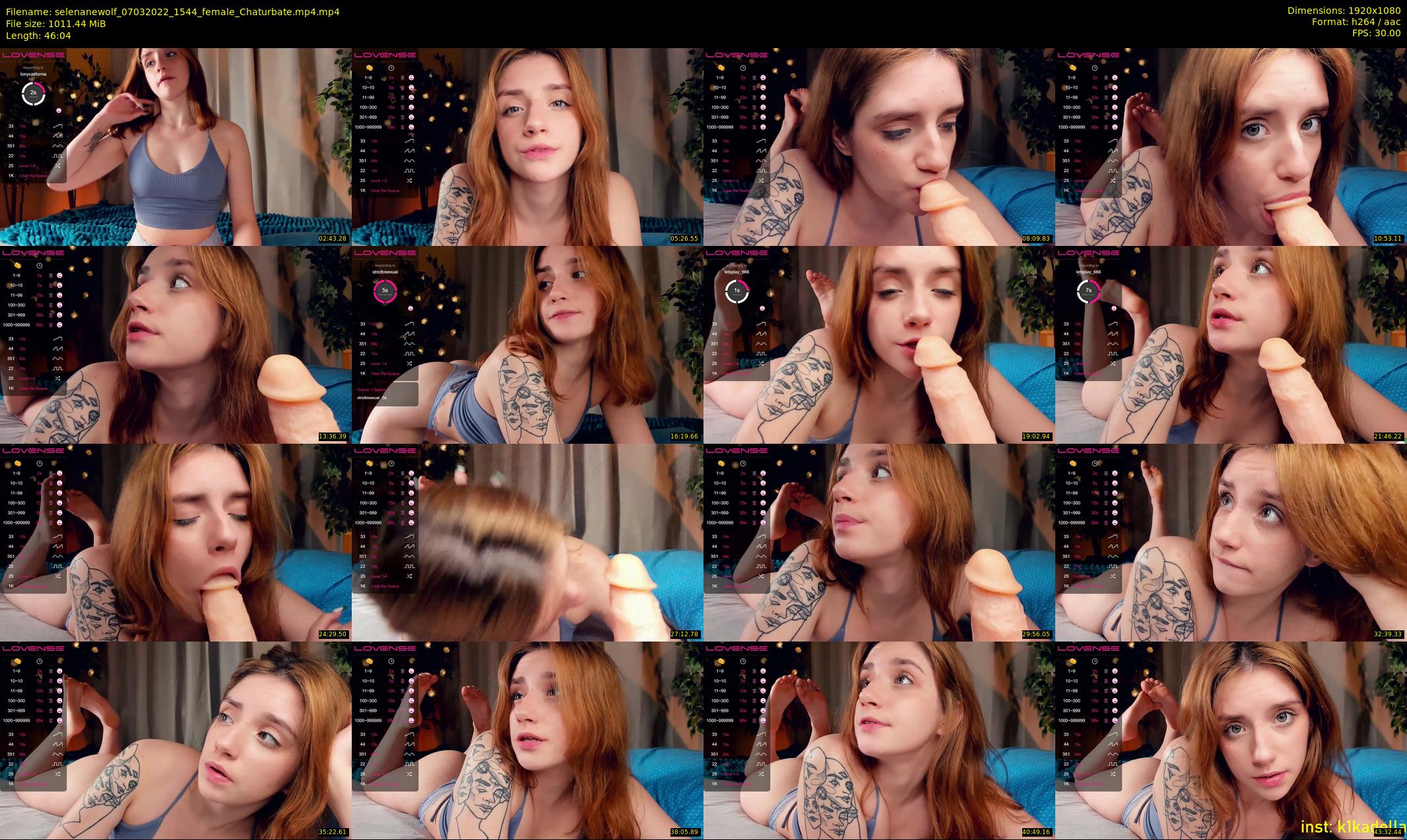 selenanewolf — 47 minute Chaturbate couple cam show recording, 1080p, Mar 7, 2022