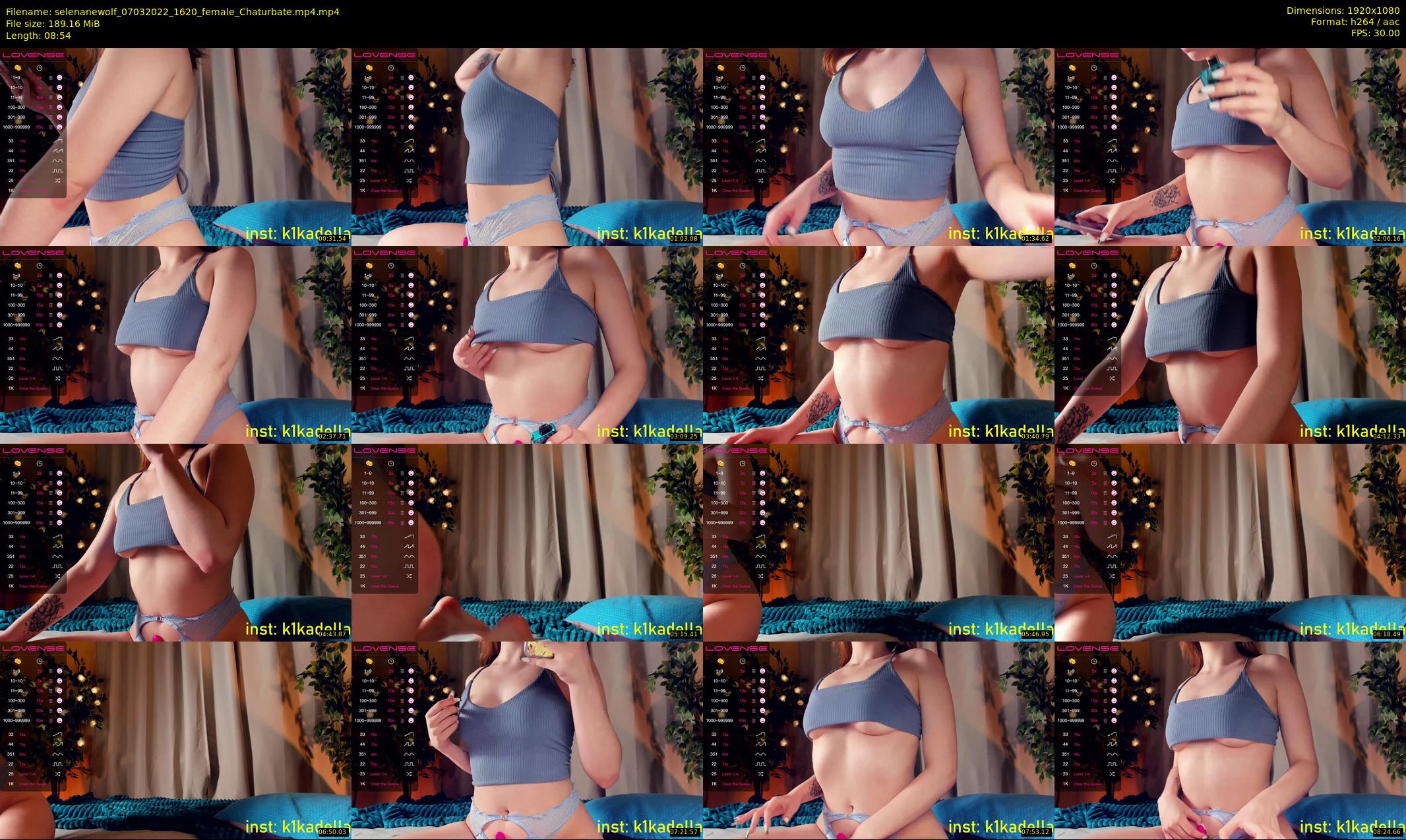 selenanewolf — 9 minute Chaturbate couple cam show recording, 1080p, Mar 7, 2022