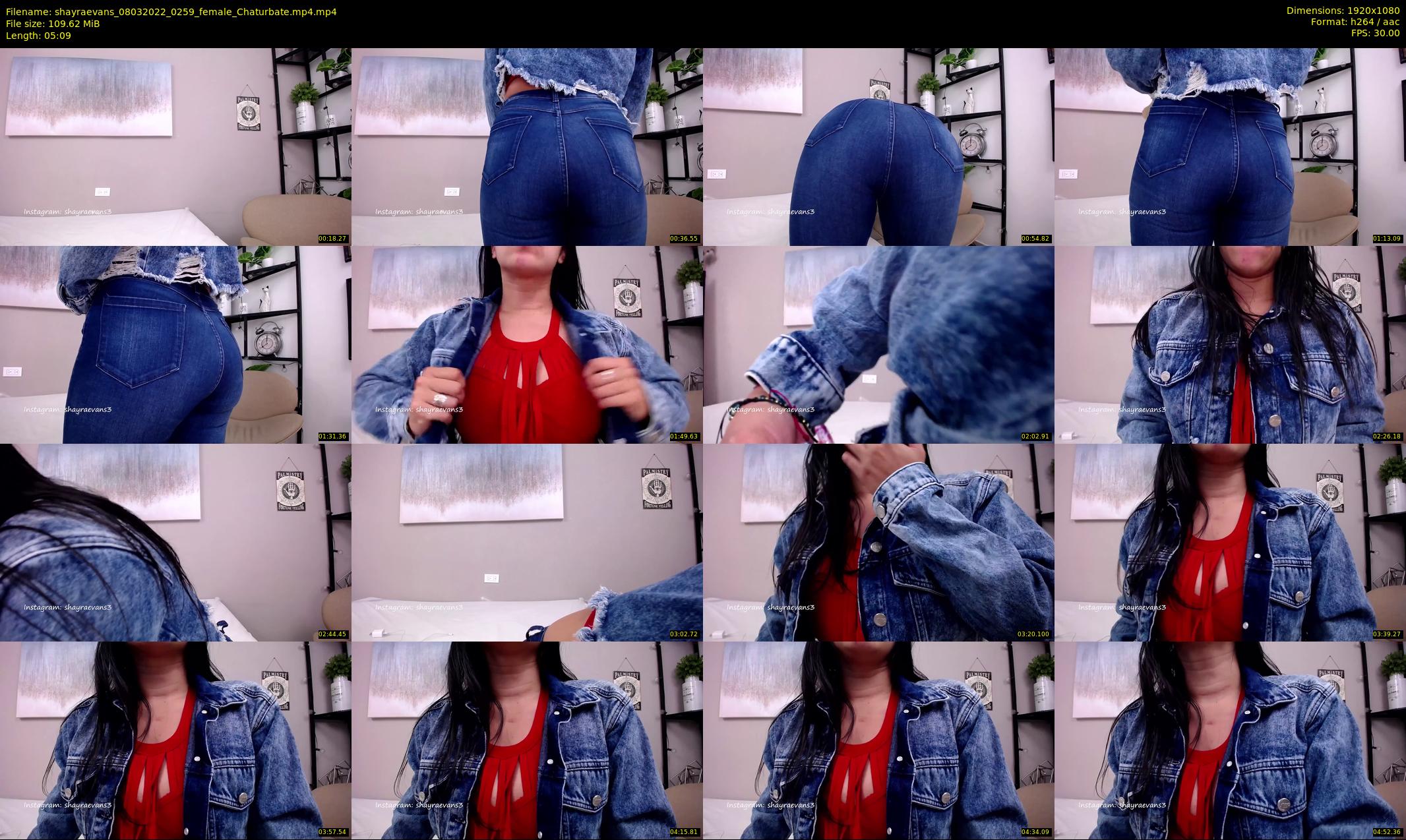 shayraevans — 6 minute Chaturbate female cam show recording, 1080p, Mar 8, 2022