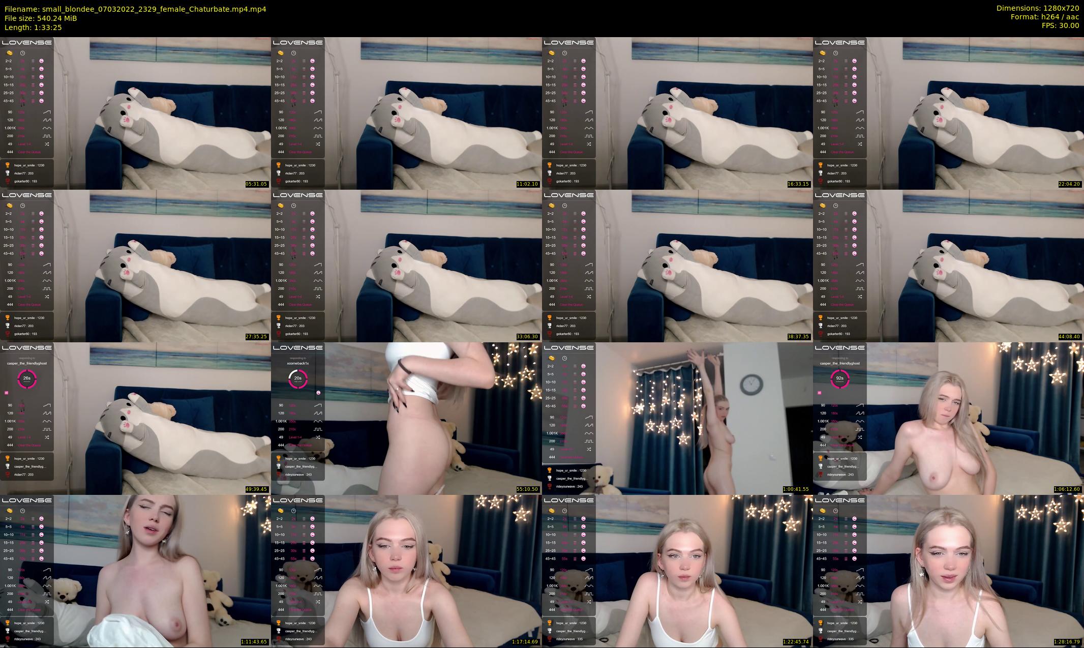 small_blondee — 94 minute Chaturbate female cam show recording, 720p, Mar 7, 2022