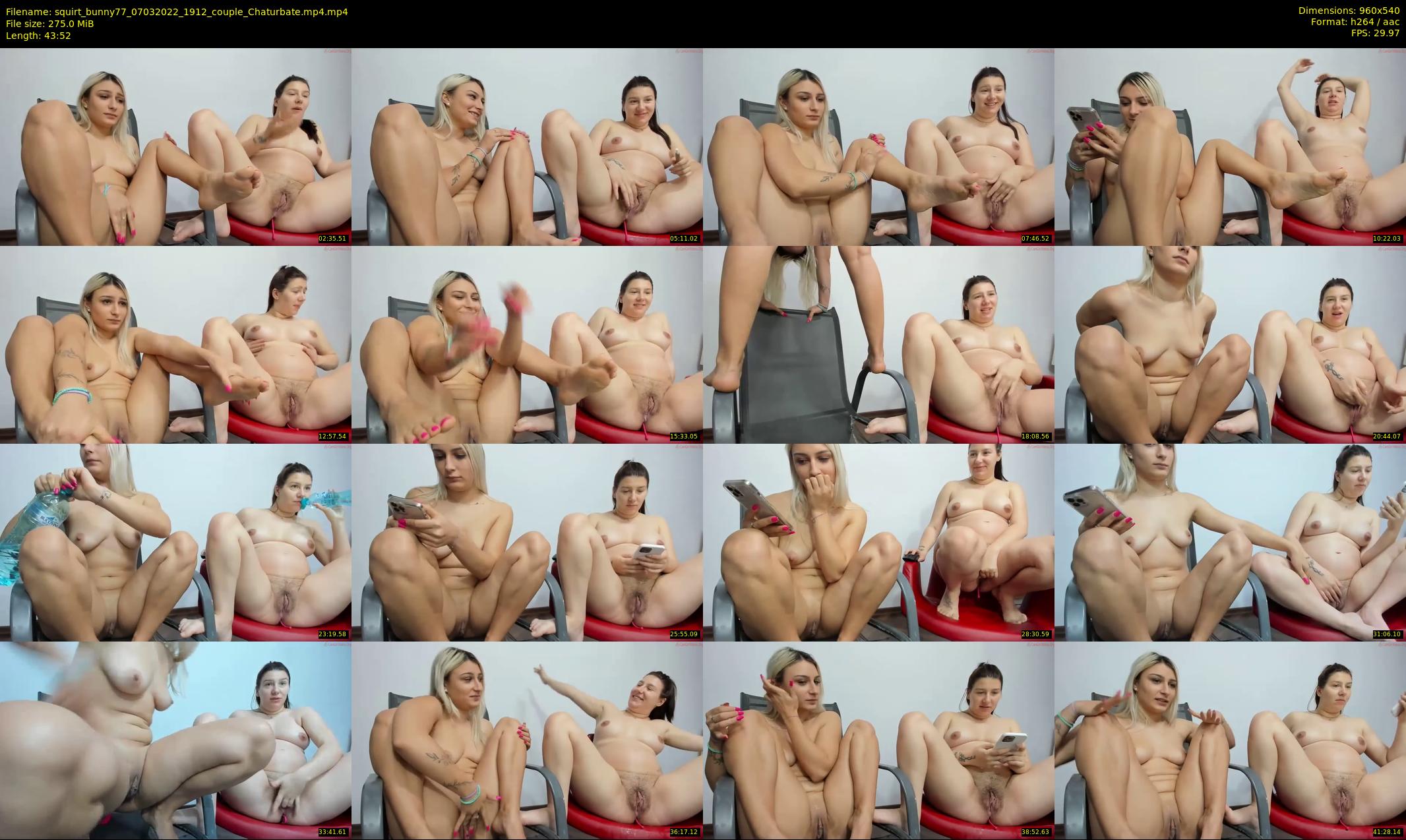 squirt_bunny77 — 44 minute Chaturbate couple cam show recording, 480p, Mar 7, 2022
