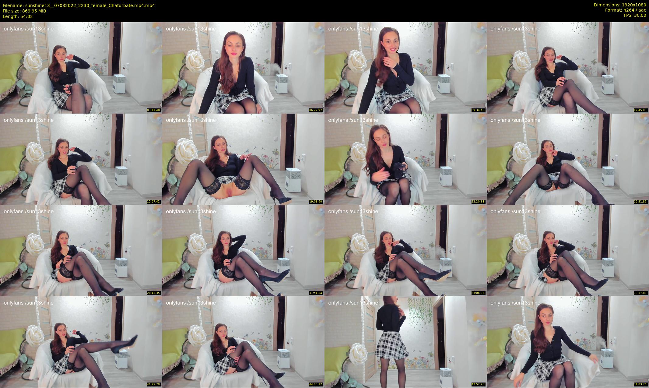 sunshine13_ — 55 minute Chaturbate female cam show recording, 1080p, Mar 7, 2022