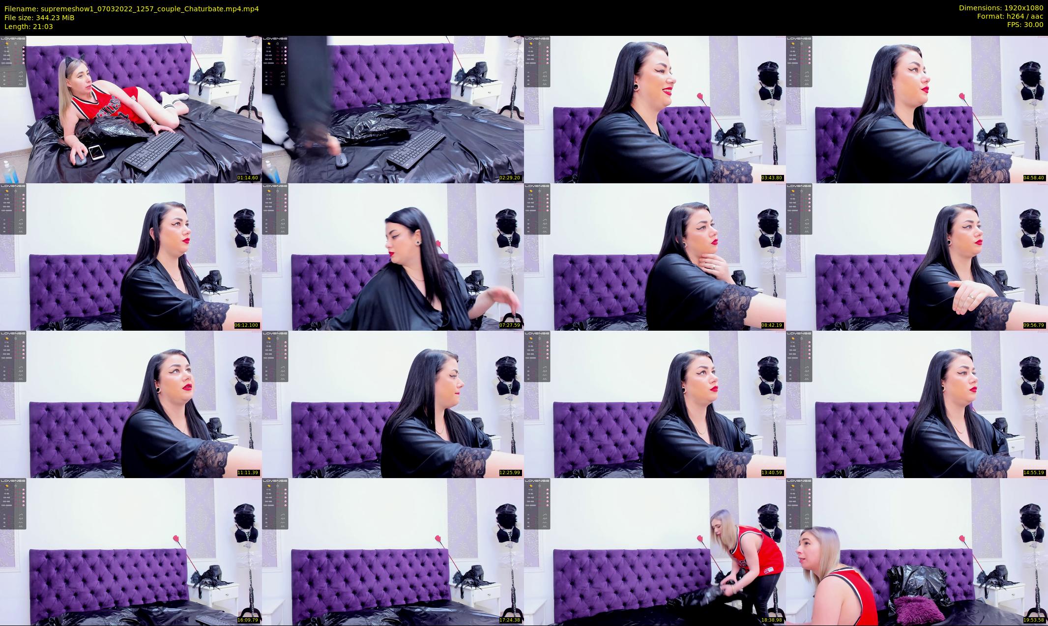 supremeshow1 — 22 minute Chaturbate couple cam show recording, 1080p, Mar 7, 2022