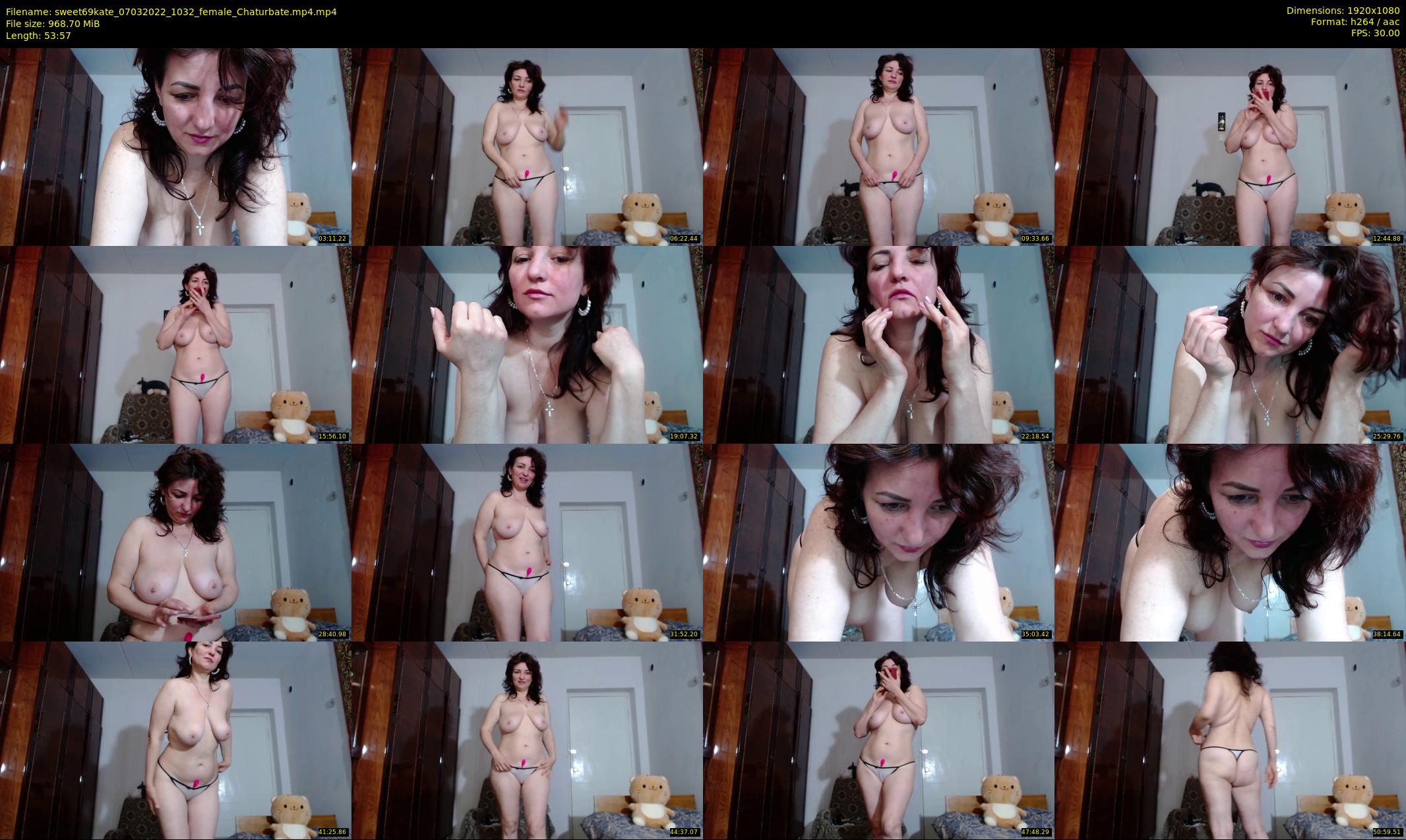 sweet69kate — 54 minute Chaturbate female cam show recording, 1080p, Mar 7, 2022