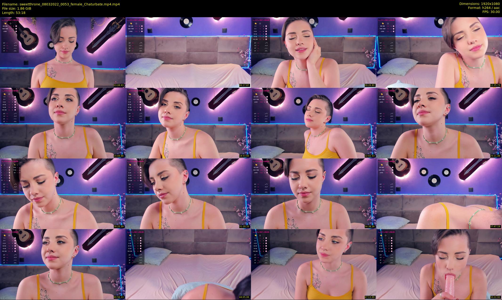 sweetthrone — 54 minute Chaturbate couple cam show recording, 1080p, Mar 8, 2022