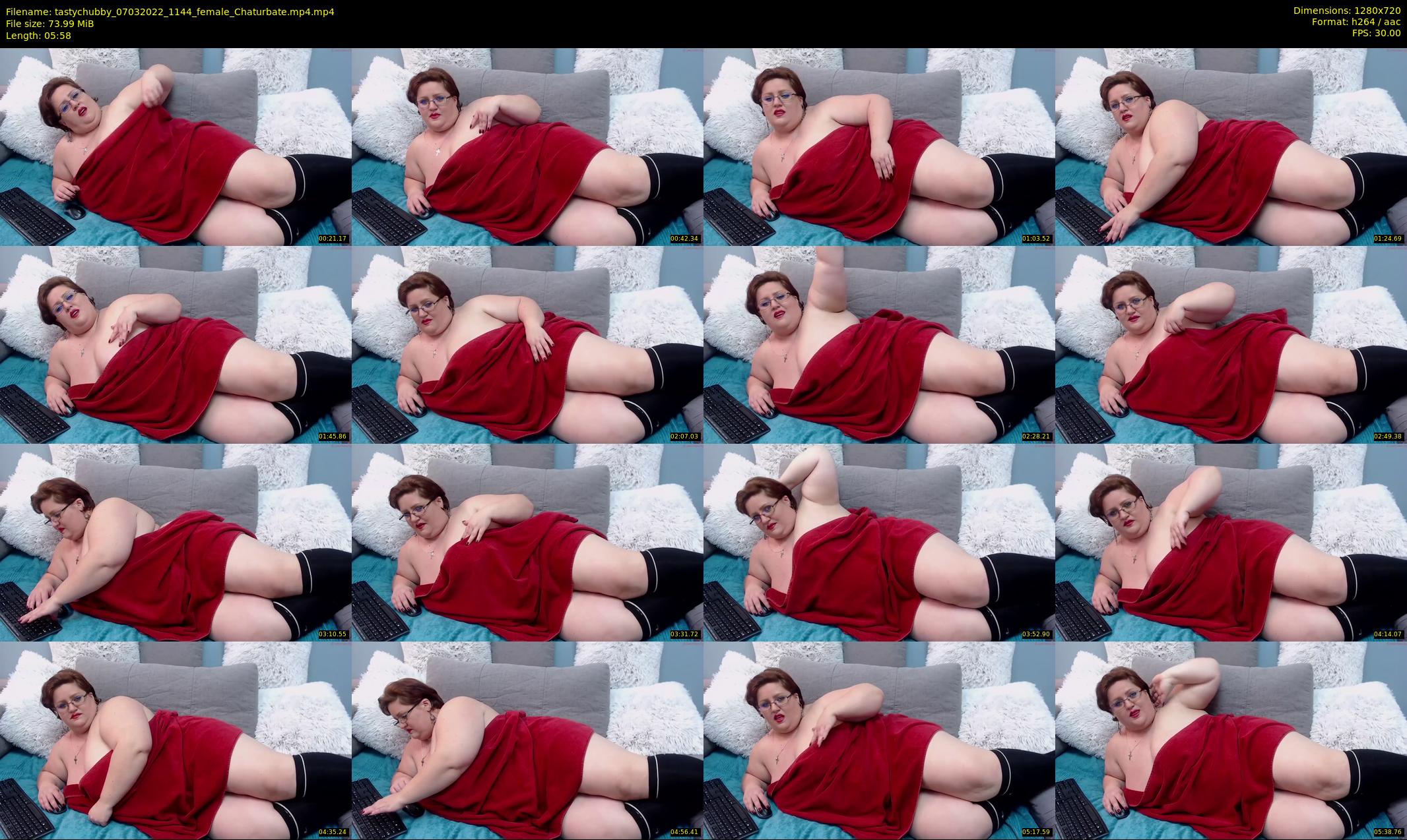 tastychubby — 6 minute Chaturbate female cam show recording, 720p, Mar 7, 2022