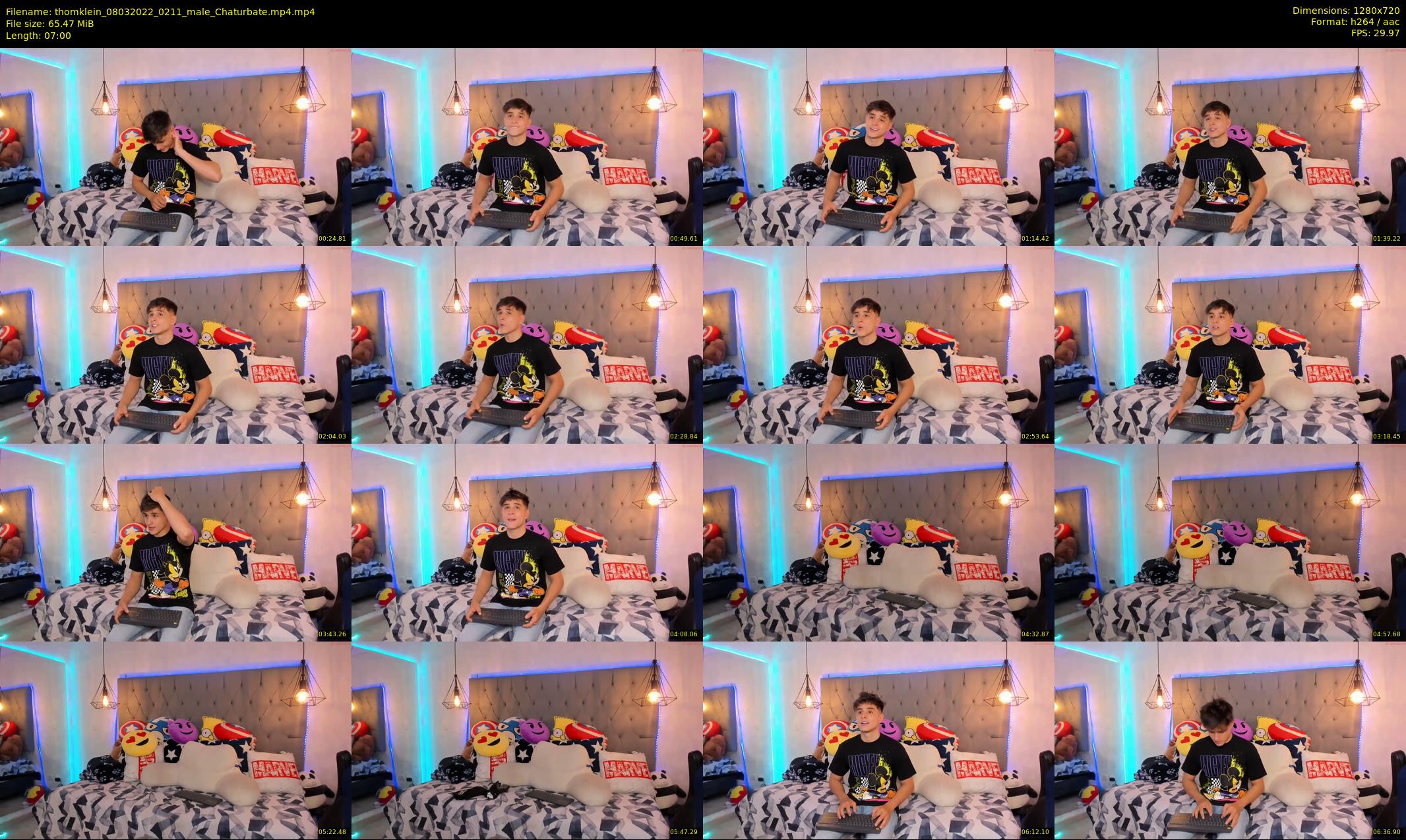 thomklein — 7 minute Chaturbate male cam show recording, 720p, Mar 8, 2022