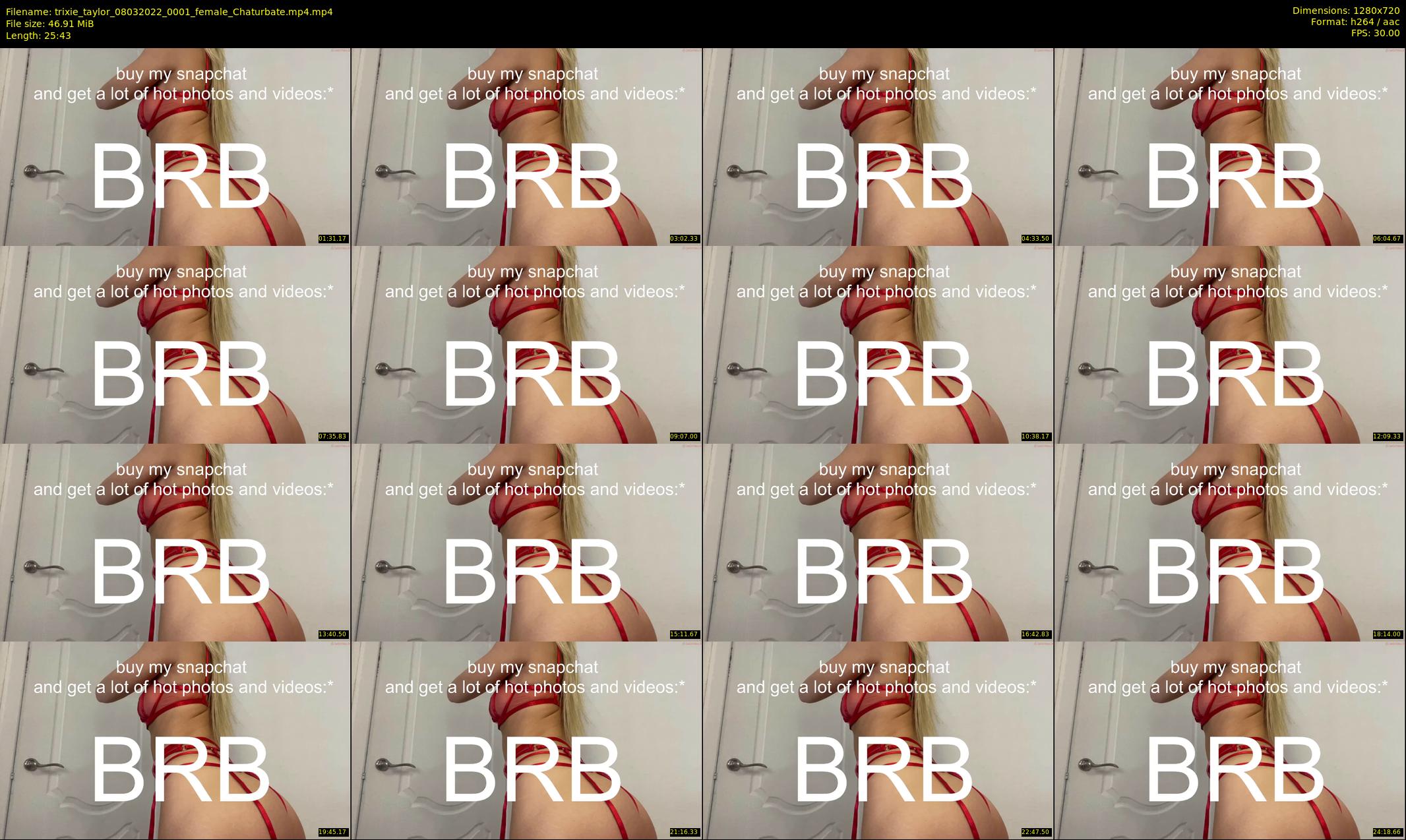trixie_taylor — 26 minute Chaturbate female cam show recording, 720p, Mar 8, 2022