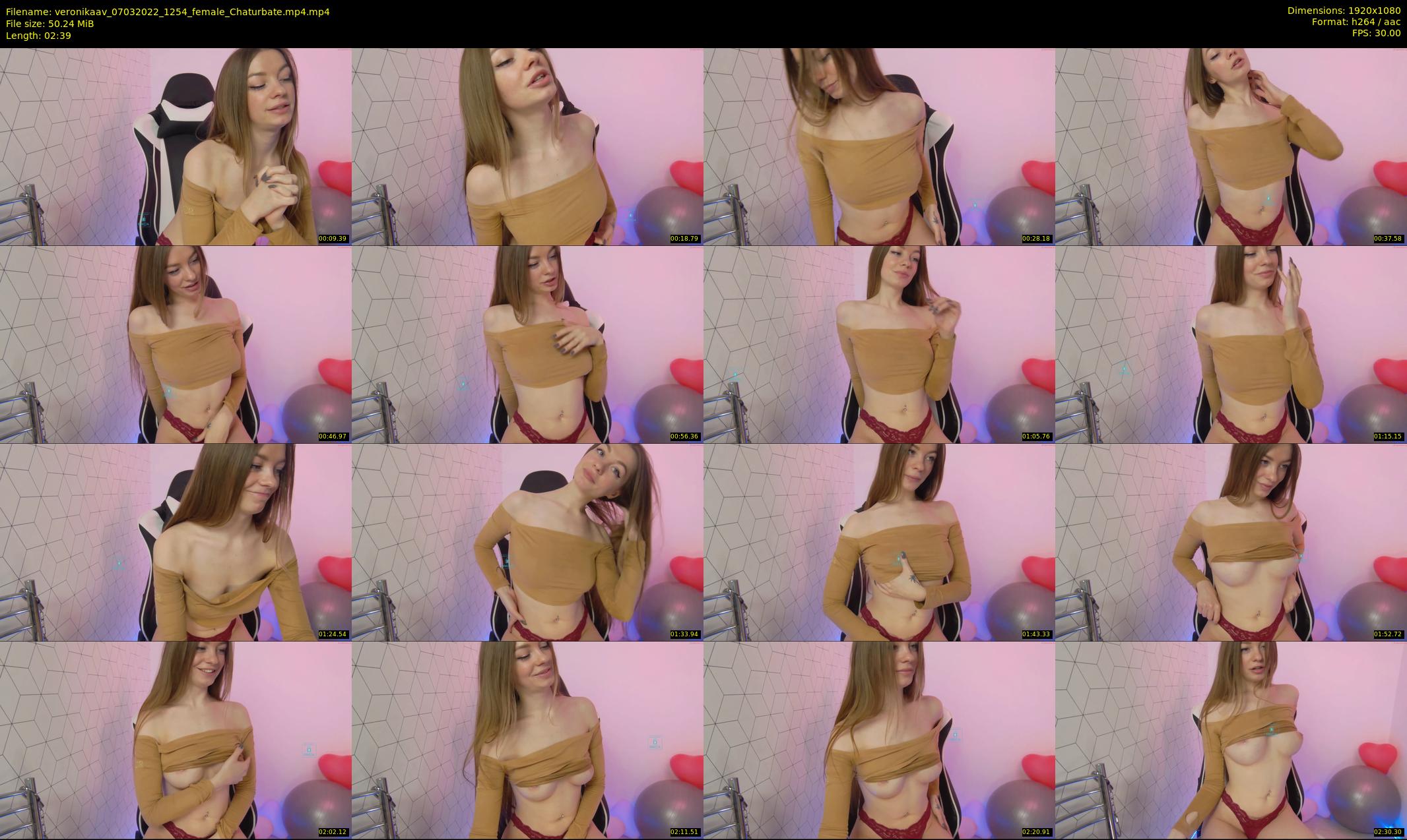veronikaav — 3 minute Chaturbate female cam show recording, 1080p, Mar 7, 2022