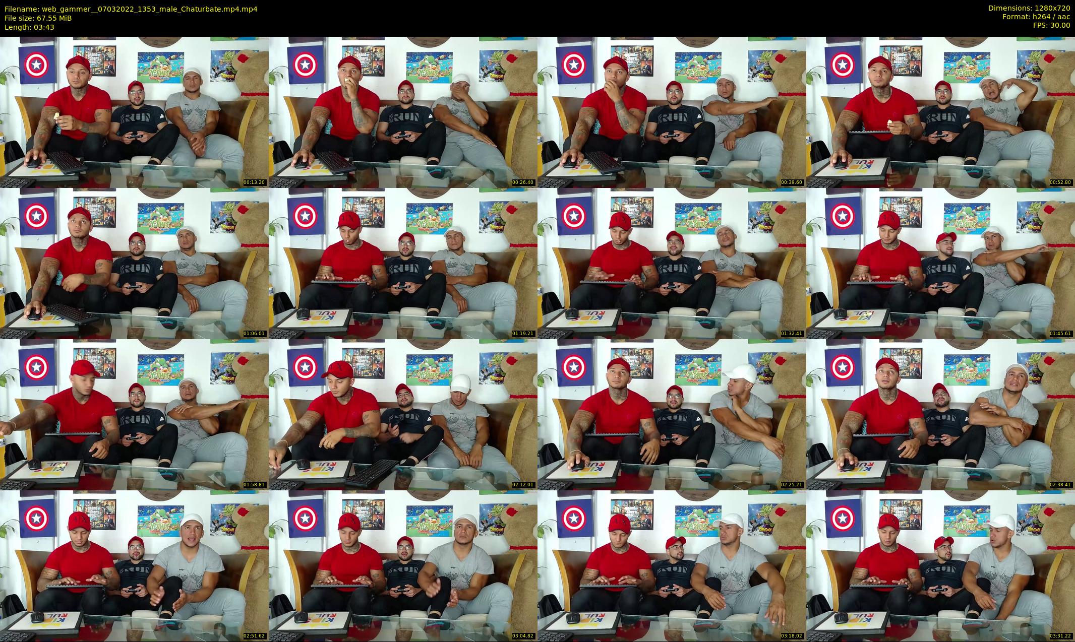 web_gammer_ — 4 minute Chaturbate male cam show recording, 720p, Mar 7, 2022