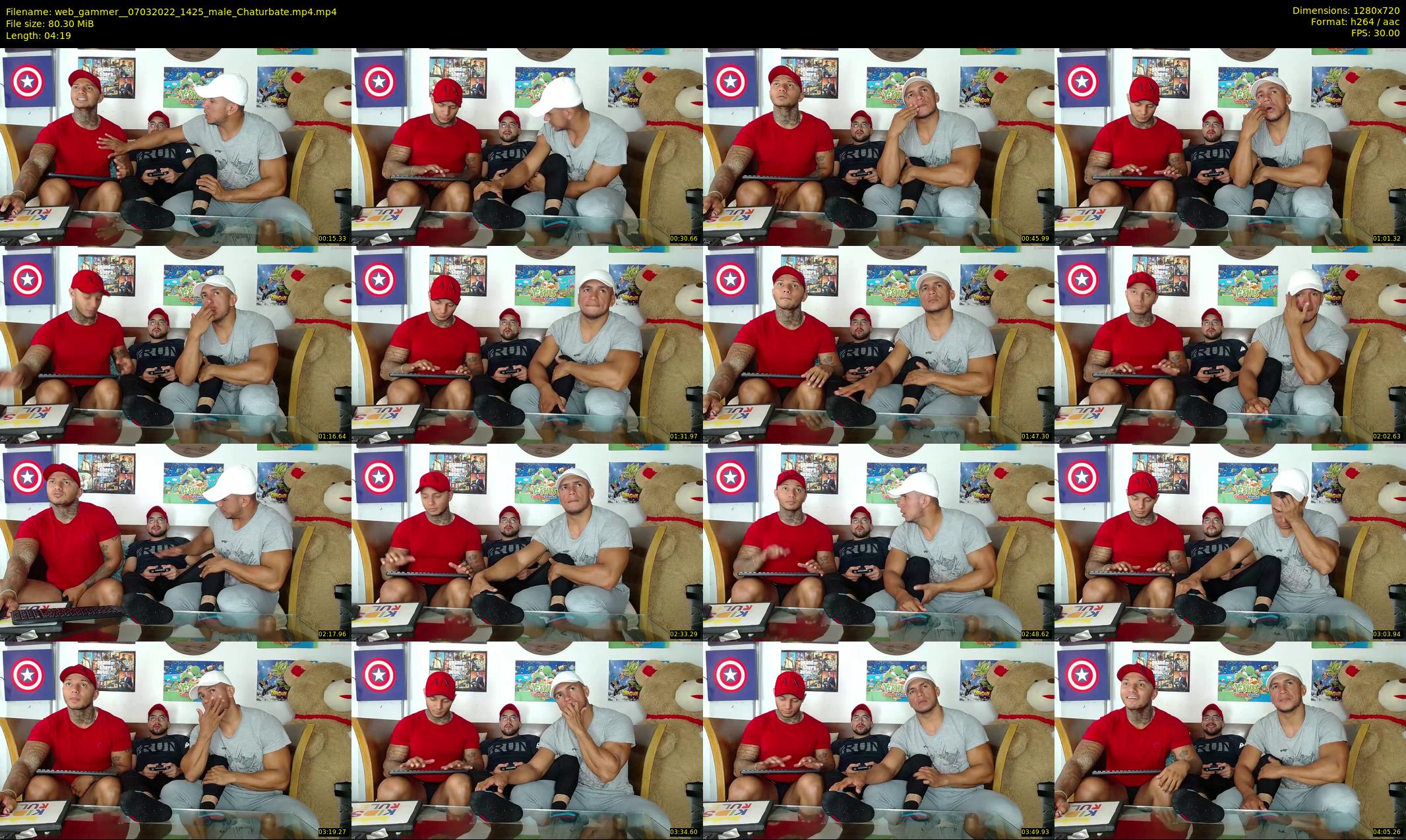 web_gammer_ — 5 minute Chaturbate male cam show recording, 720p, Mar 7, 2022
