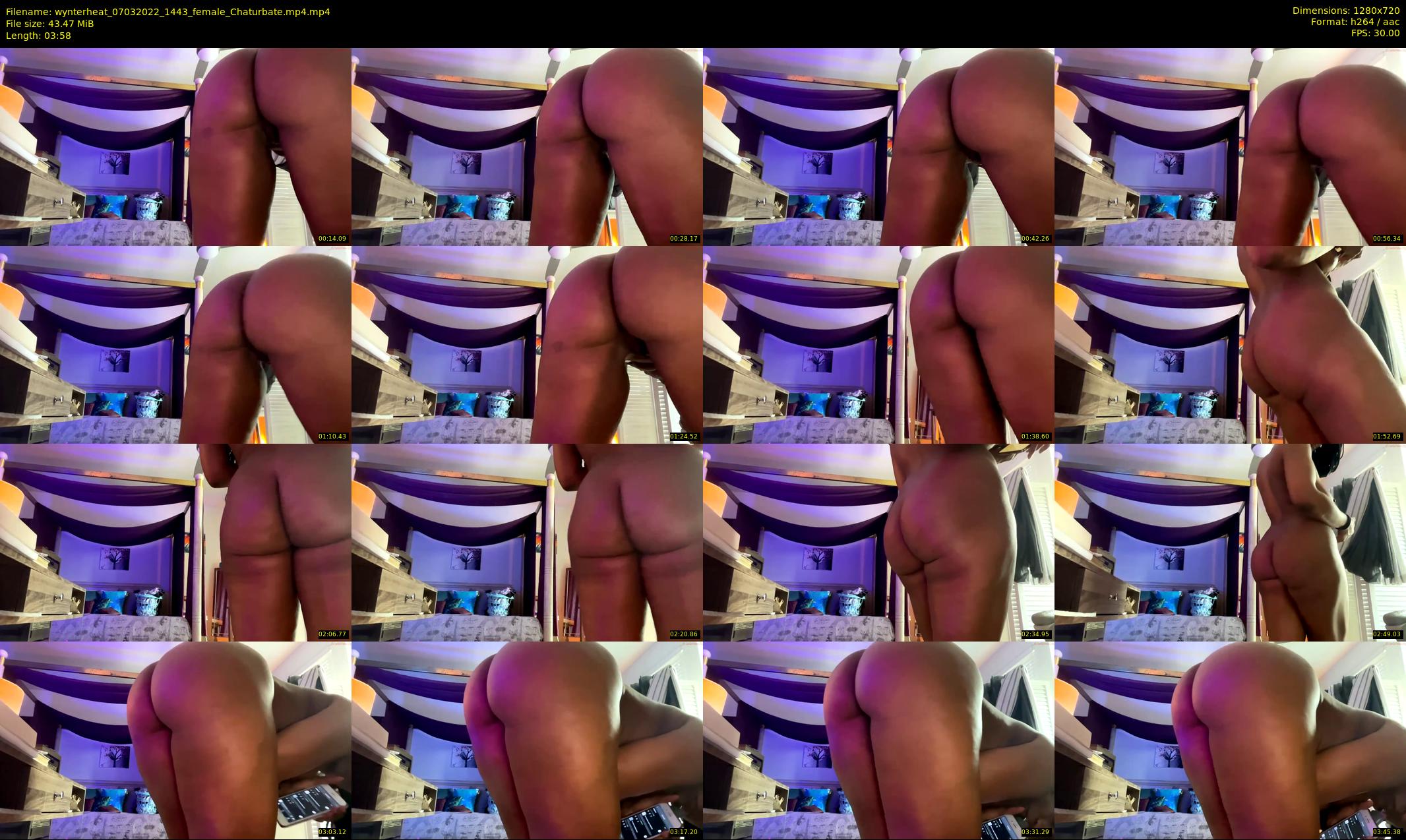 wynterheat — 4 minute Chaturbate female cam show recording, 720p, Mar 7, 2022