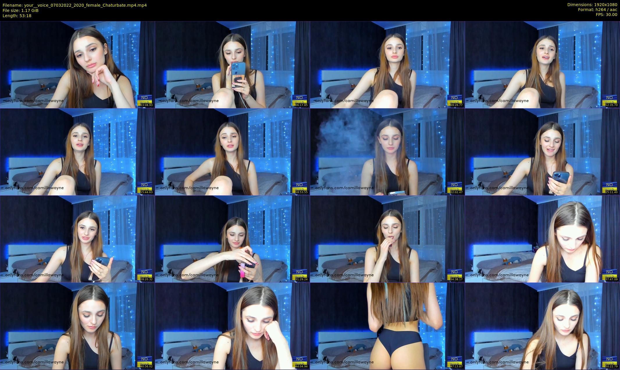 your__voice — 54 minute Chaturbate female cam show recording, 1080p, Mar 7, 2022