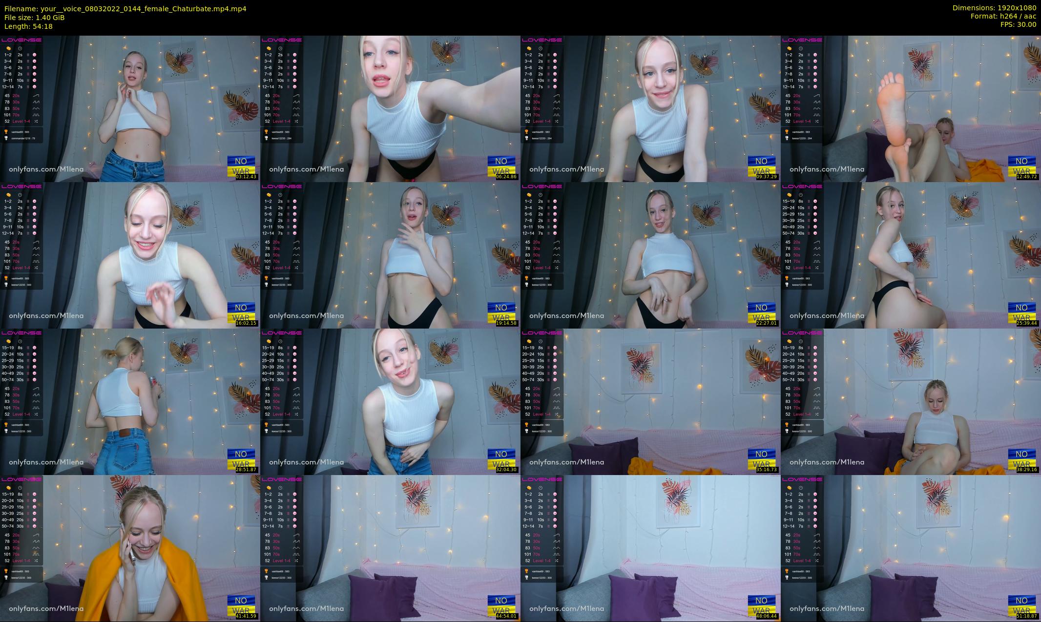 your__voice — 55 minute Chaturbate female cam show recording, 1080p, Mar 8, 2022
