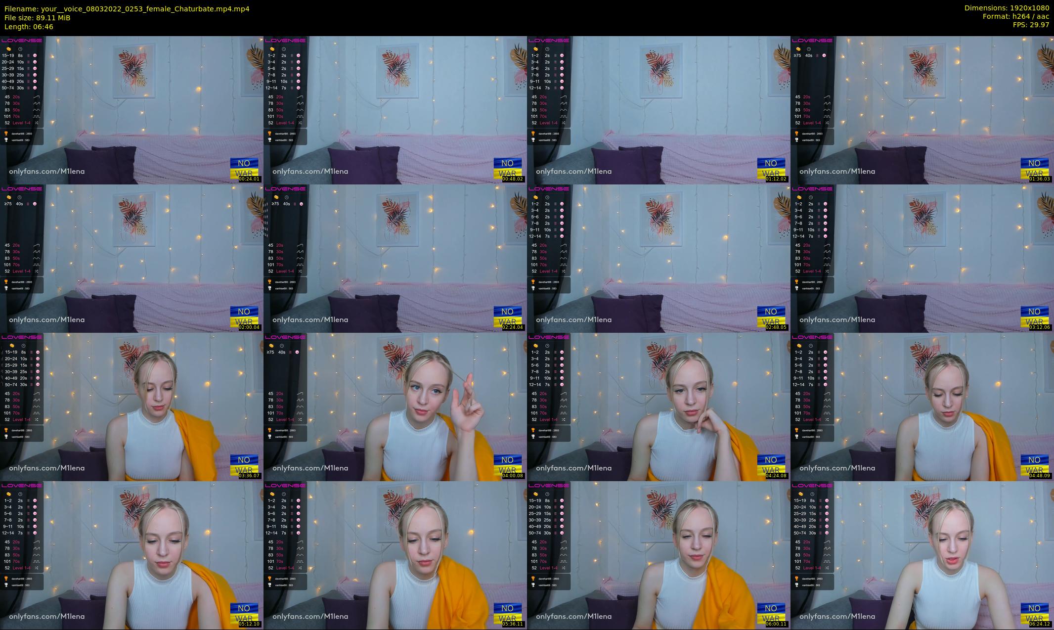 your__voice — 7 minute Chaturbate female cam show recording, 1080p, Mar 8, 2022