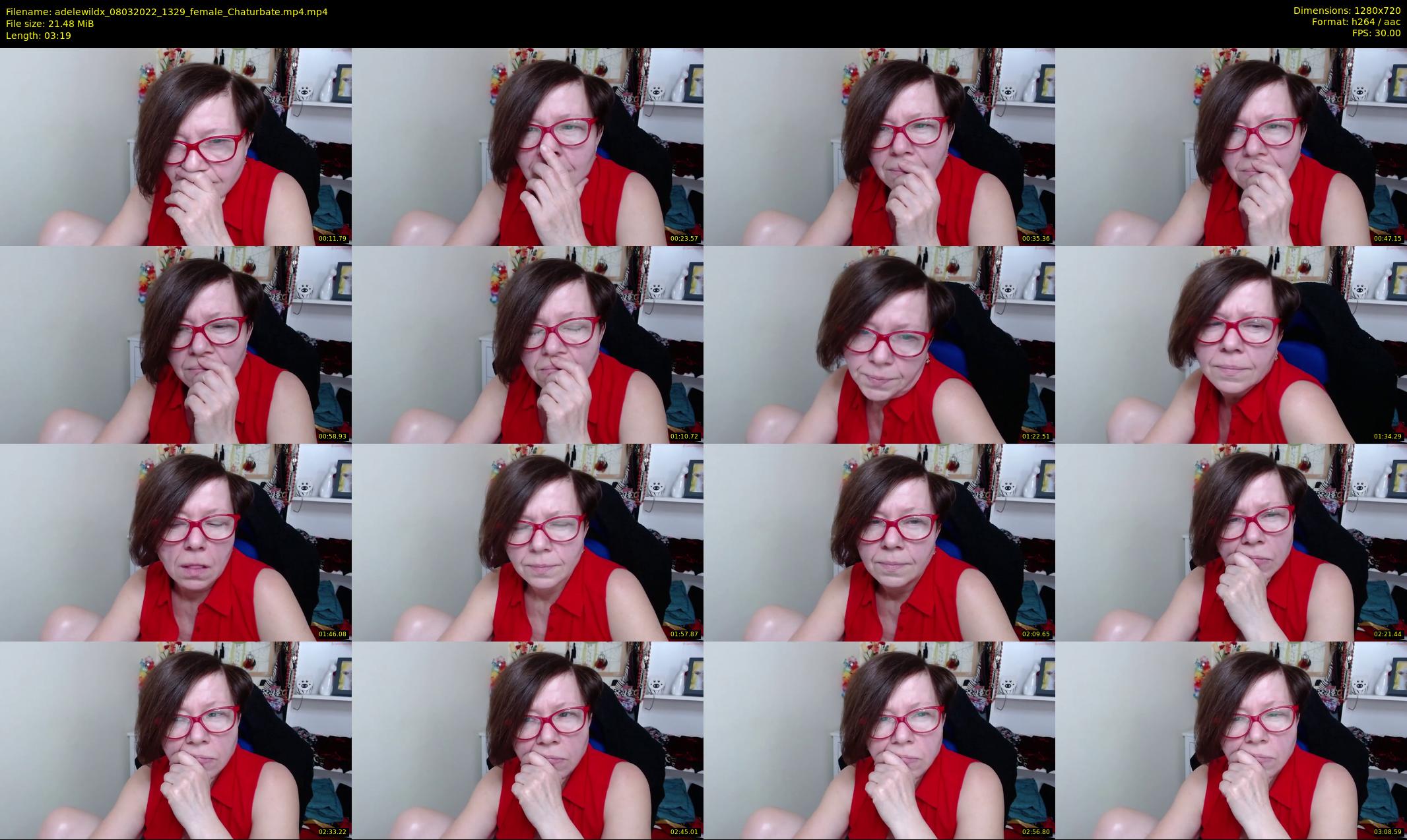 adelewildx — 4 minute Chaturbate female cam show recording, 720p, Mar 8, 2022