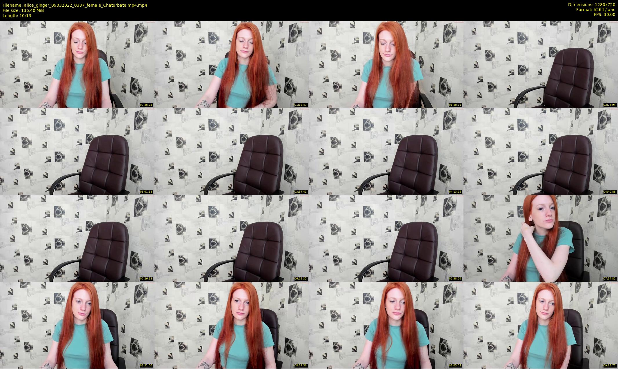 alice_ginger — 11 minute Chaturbate female cam show recording, 720p, Mar 9, 2022