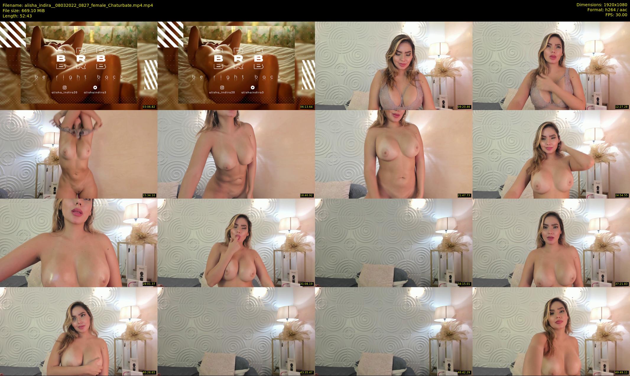 alisha_indira_ — 53 minute Chaturbate female cam show recording, 1080p, Mar 8, 2022