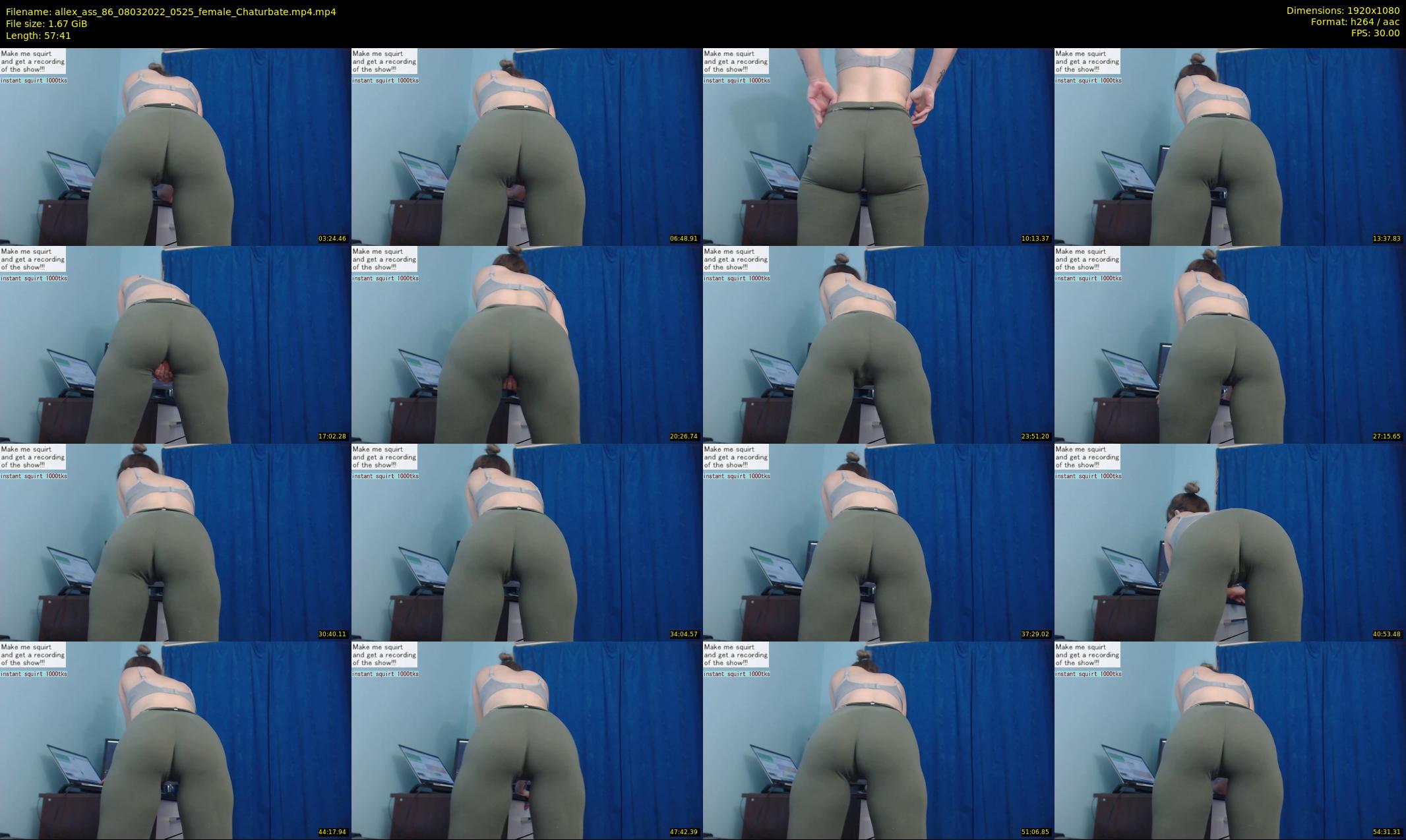 allex_ass_86 — 58 minute Chaturbate female cam show recording, 1080p, Mar 8, 2022
