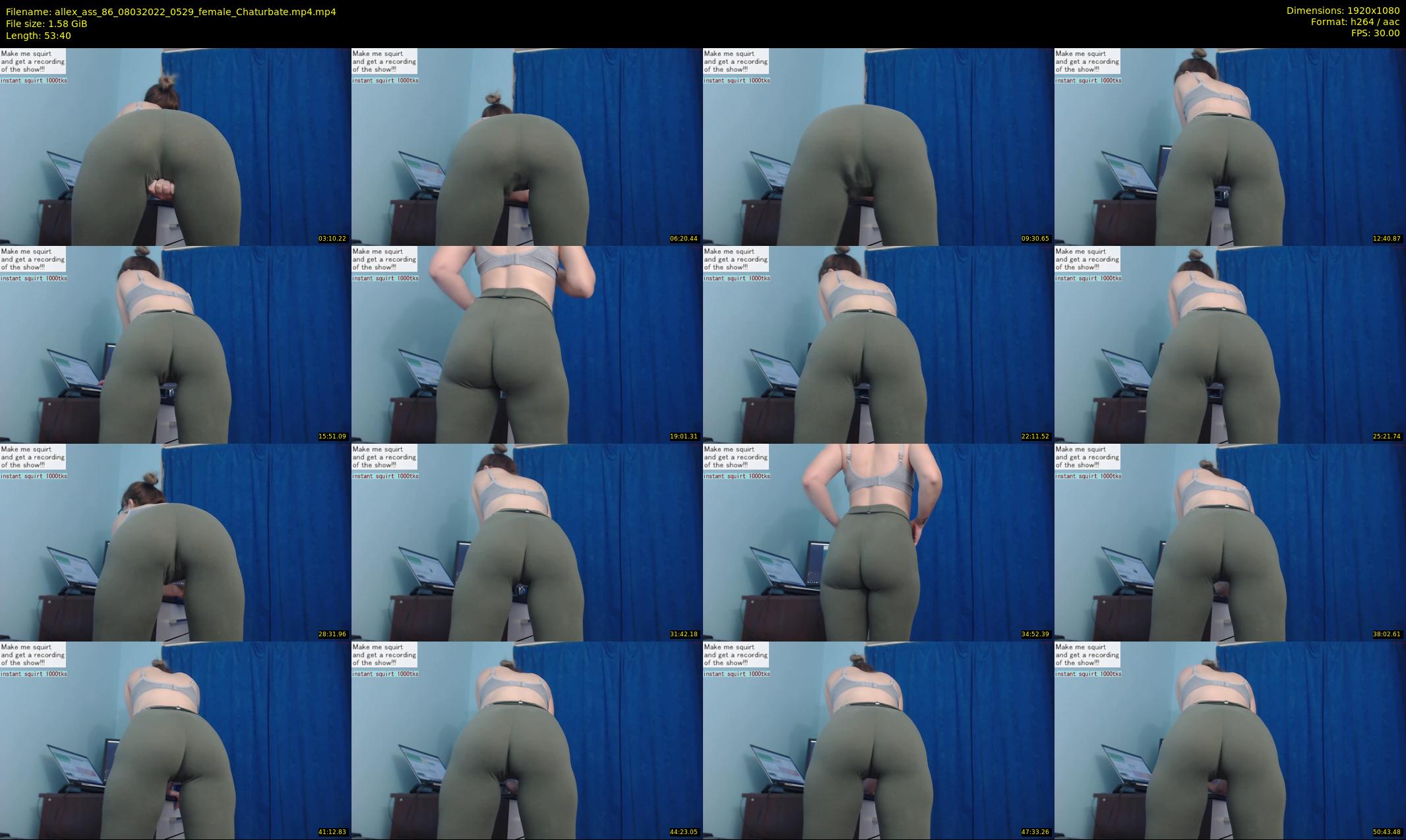 allex_ass_86 — 54 minute Chaturbate female cam show recording, 1080p, Mar 8, 2022