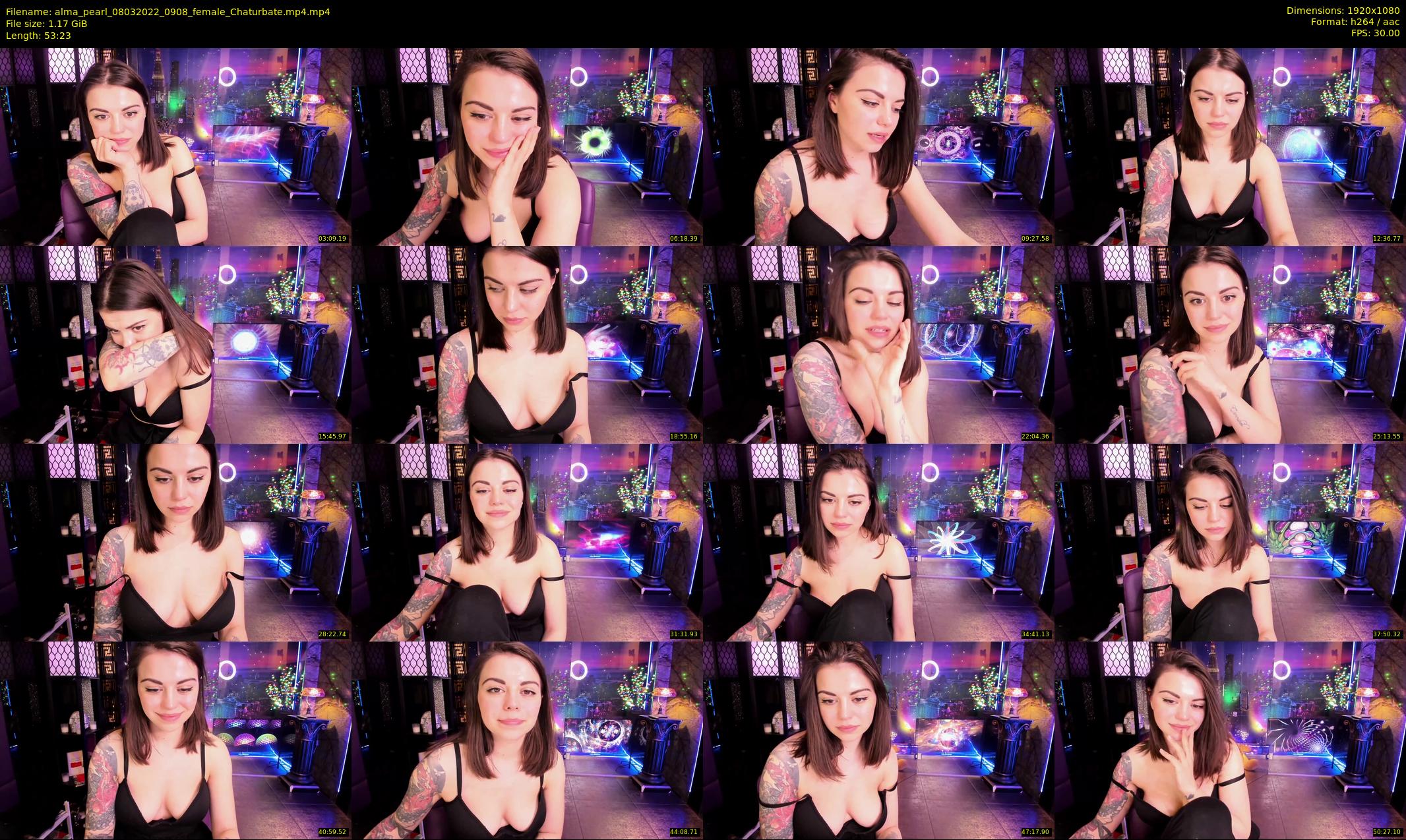alma_pearl — 54 minute Chaturbate female cam show recording, 1080p, Mar 8, 2022