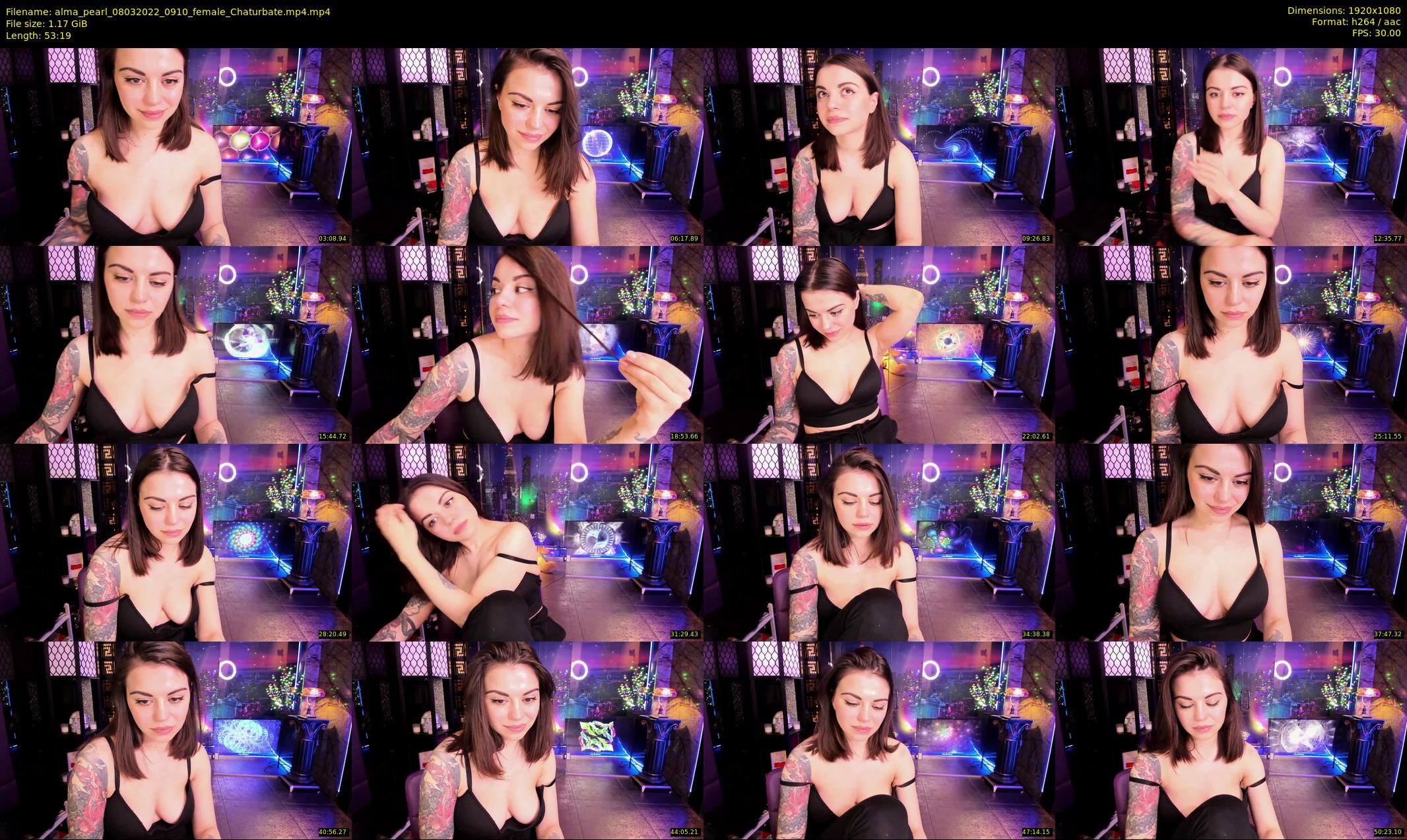 alma_pearl — 54 minute Chaturbate female cam show recording, 1080p, Mar 8, 2022