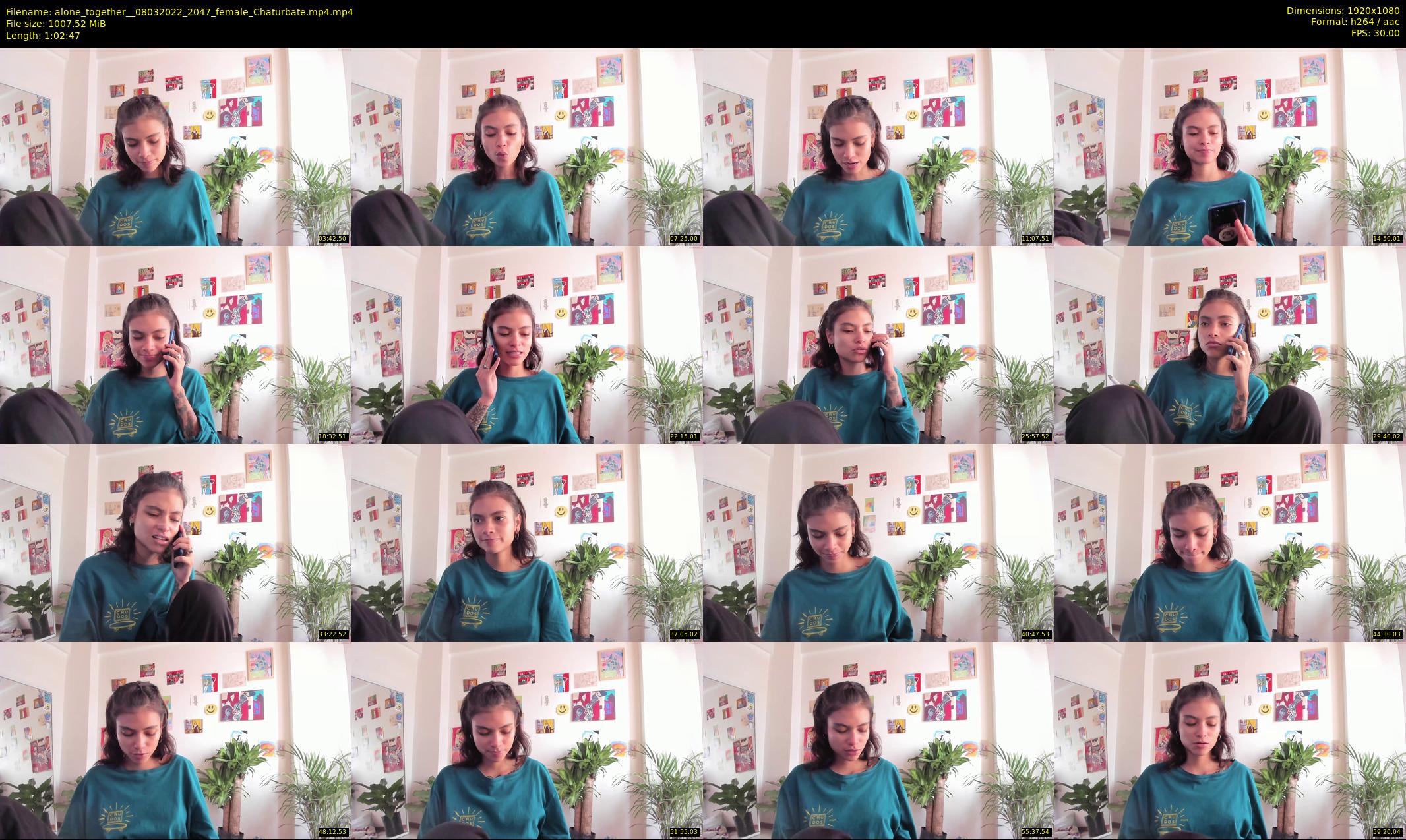alone_together_ — 63 minute Chaturbate female cam show recording, 1080p, Mar 8, 2022