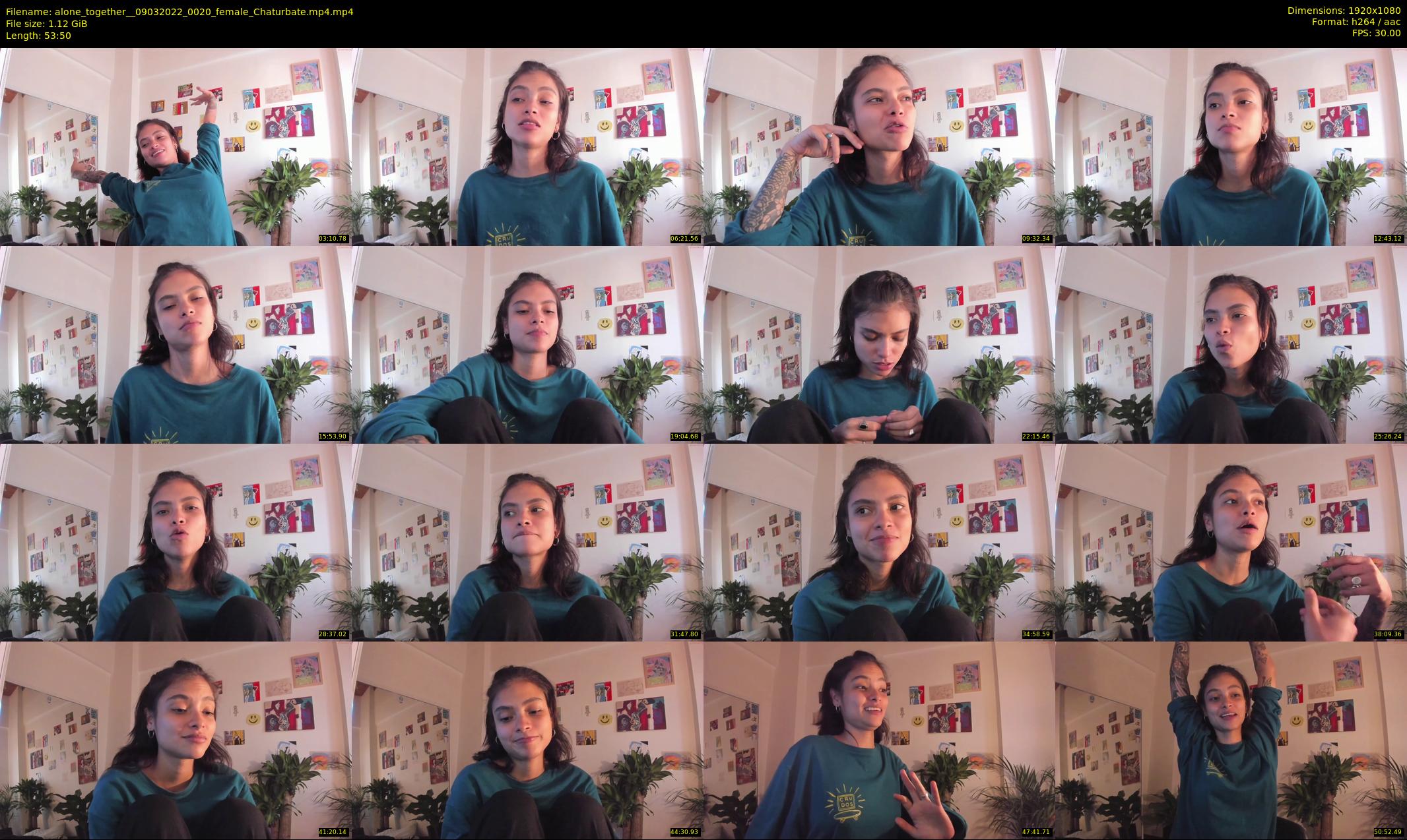 alone_together_ — 54 minute Chaturbate female cam show recording, 1080p, Mar 9, 2022