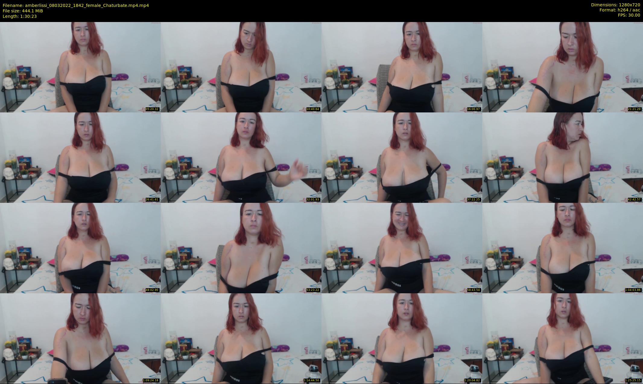 amberlissi — 91 minute Chaturbate female cam show recording, 720p, Mar 8, 2022