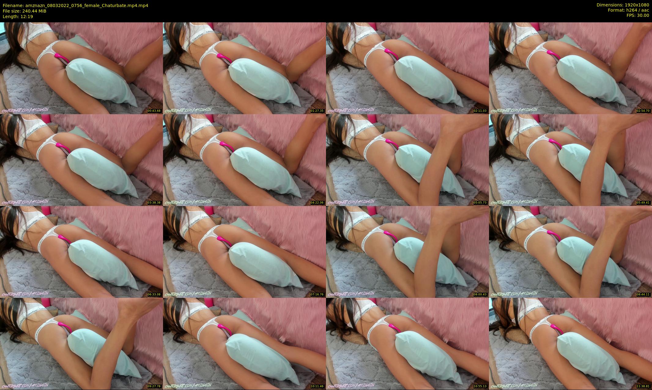 amznazn — 13 minute Chaturbate female cam show recording, 1080p, Mar 8, 2022