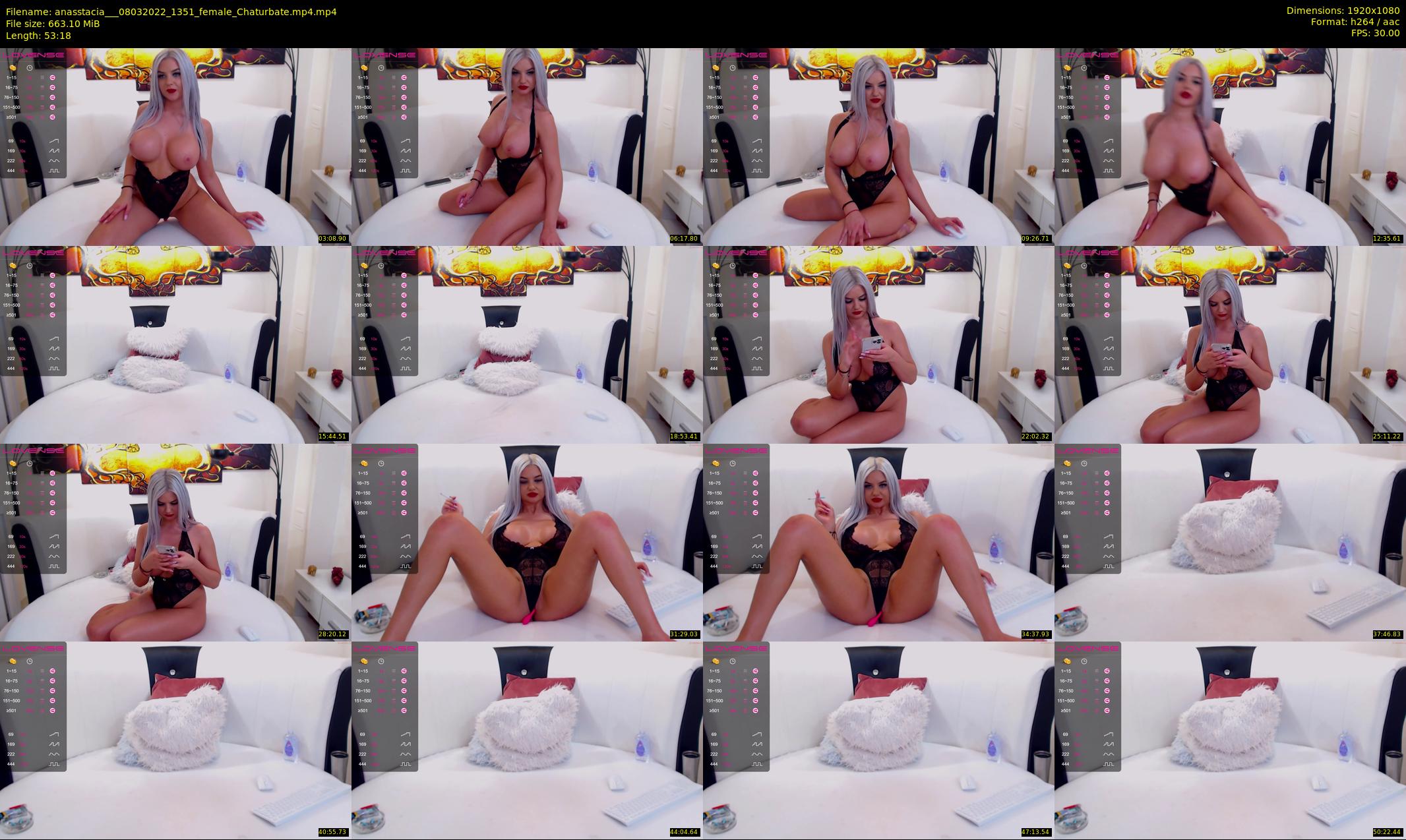 anasstacia__ — 54 minute Chaturbate female cam show recording, 1080p, Mar 8, 2022