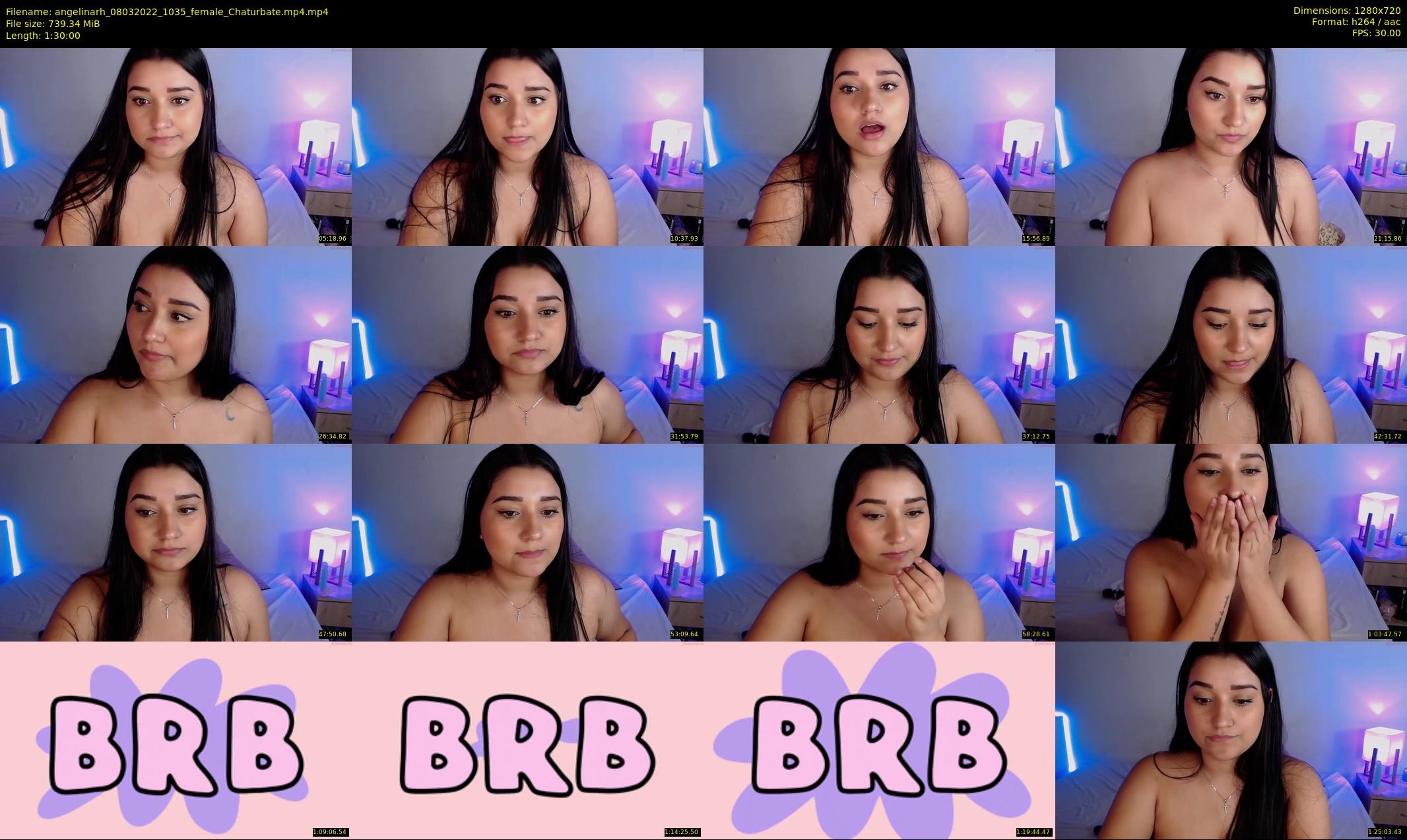 angelinarh — 90 minute Chaturbate female cam show recording, 720p, Mar 8, 2022